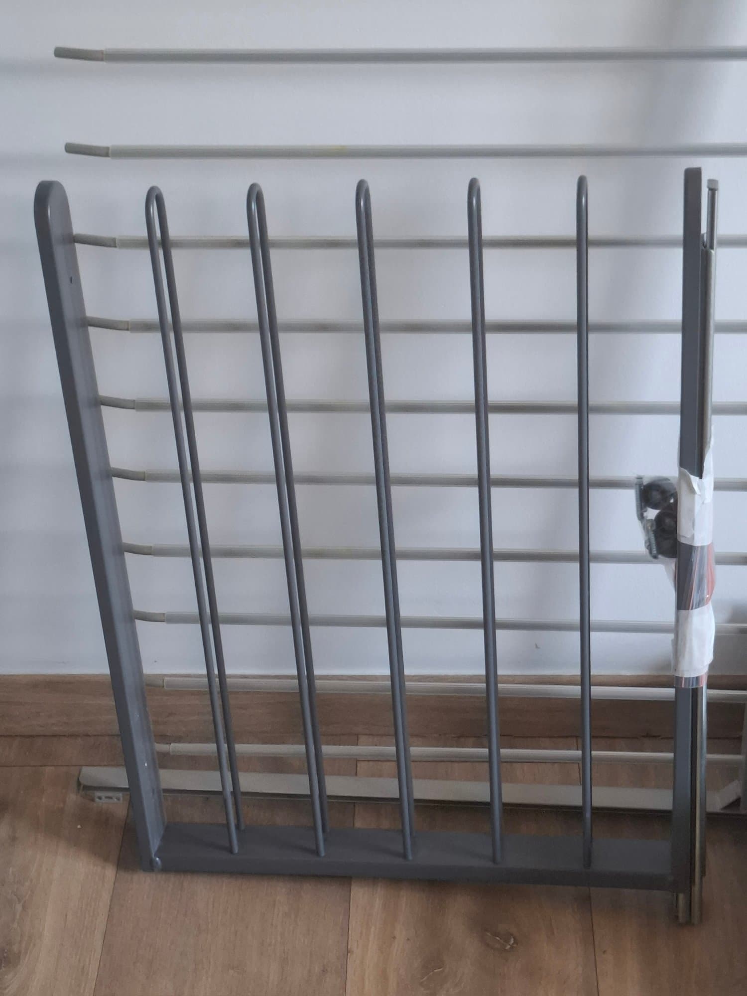 KOMPLEMENT pull-out trouser hanger, dark grey