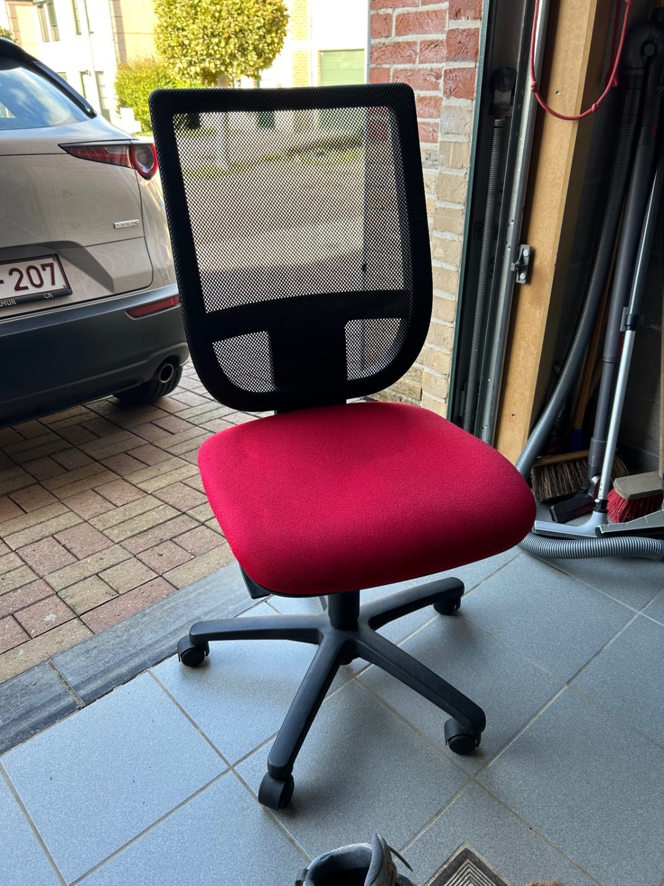 FLINTAN swivel chair, Havhult black