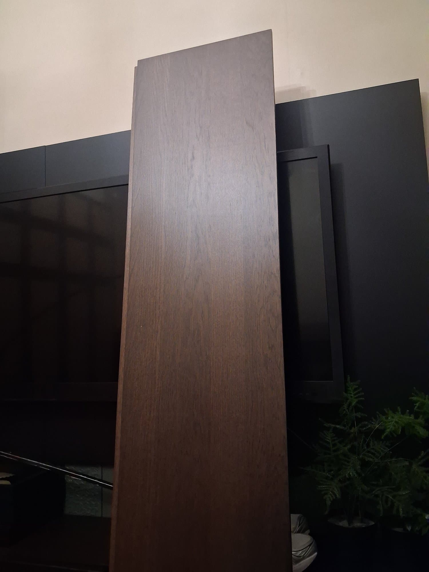 SINARP panneau latéral de finition, brun, 39x240 cm