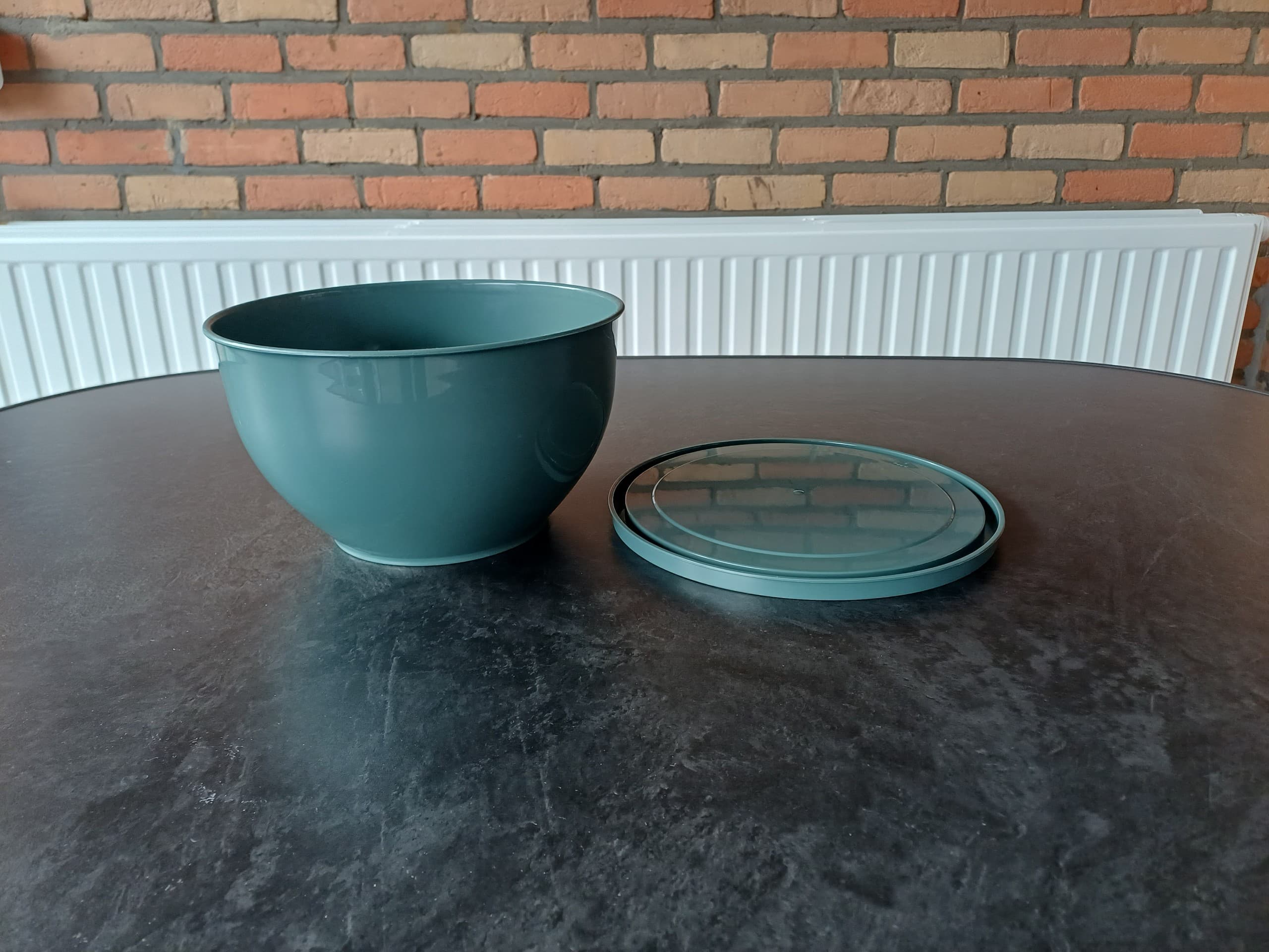 GARNITYREN bowl with lid, set of 5, mixed colours
