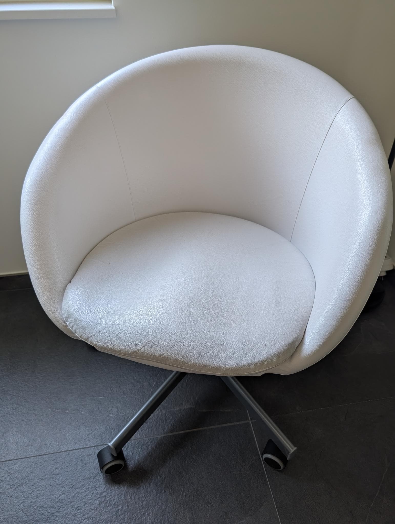SKRUVSTA swivel chair, Ysane white