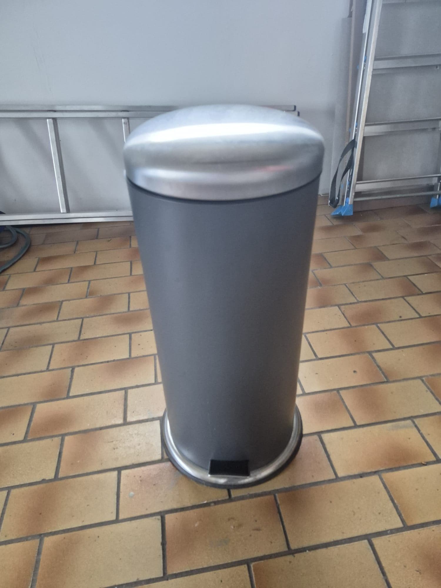 MJÖSA pedal bin, dark grey, 12 l