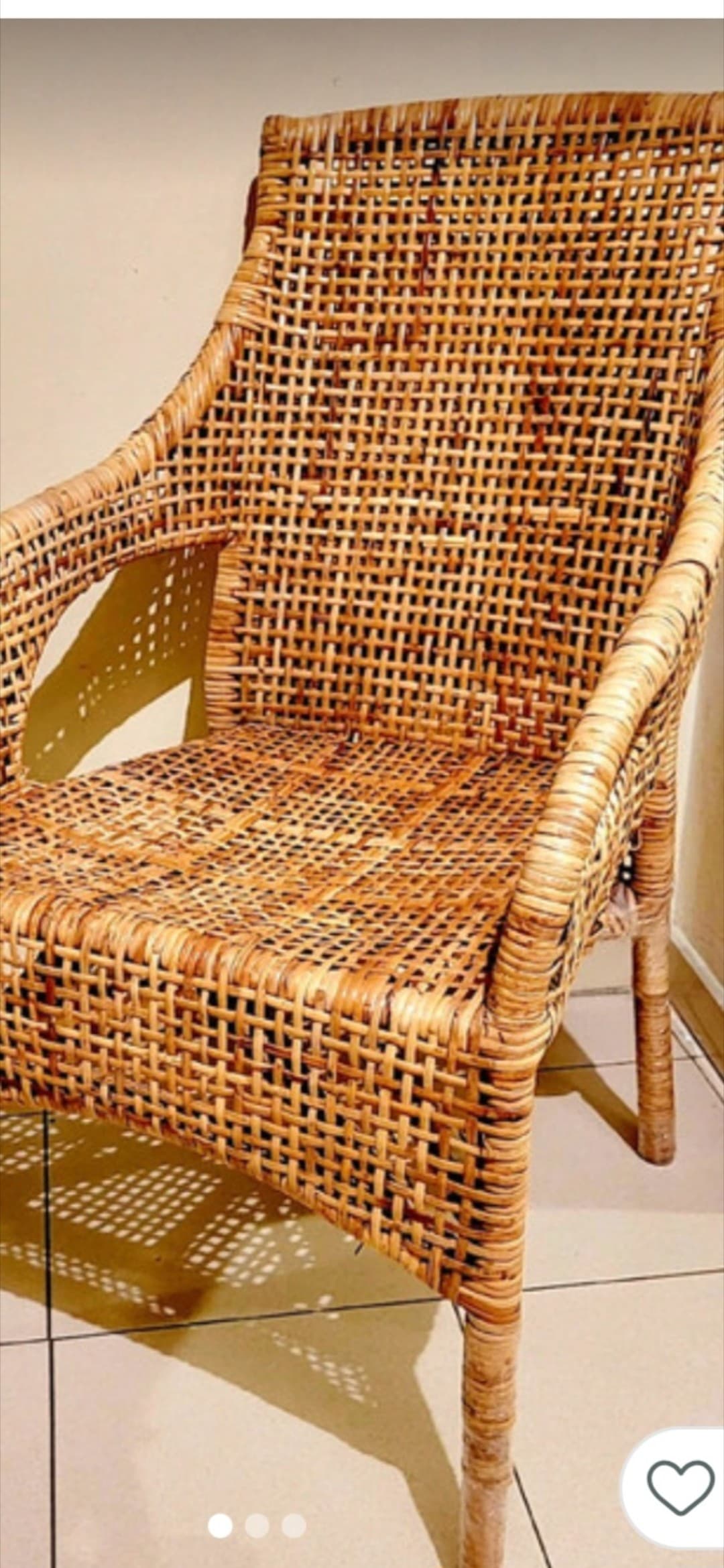 FAUTEUIL ROTIN