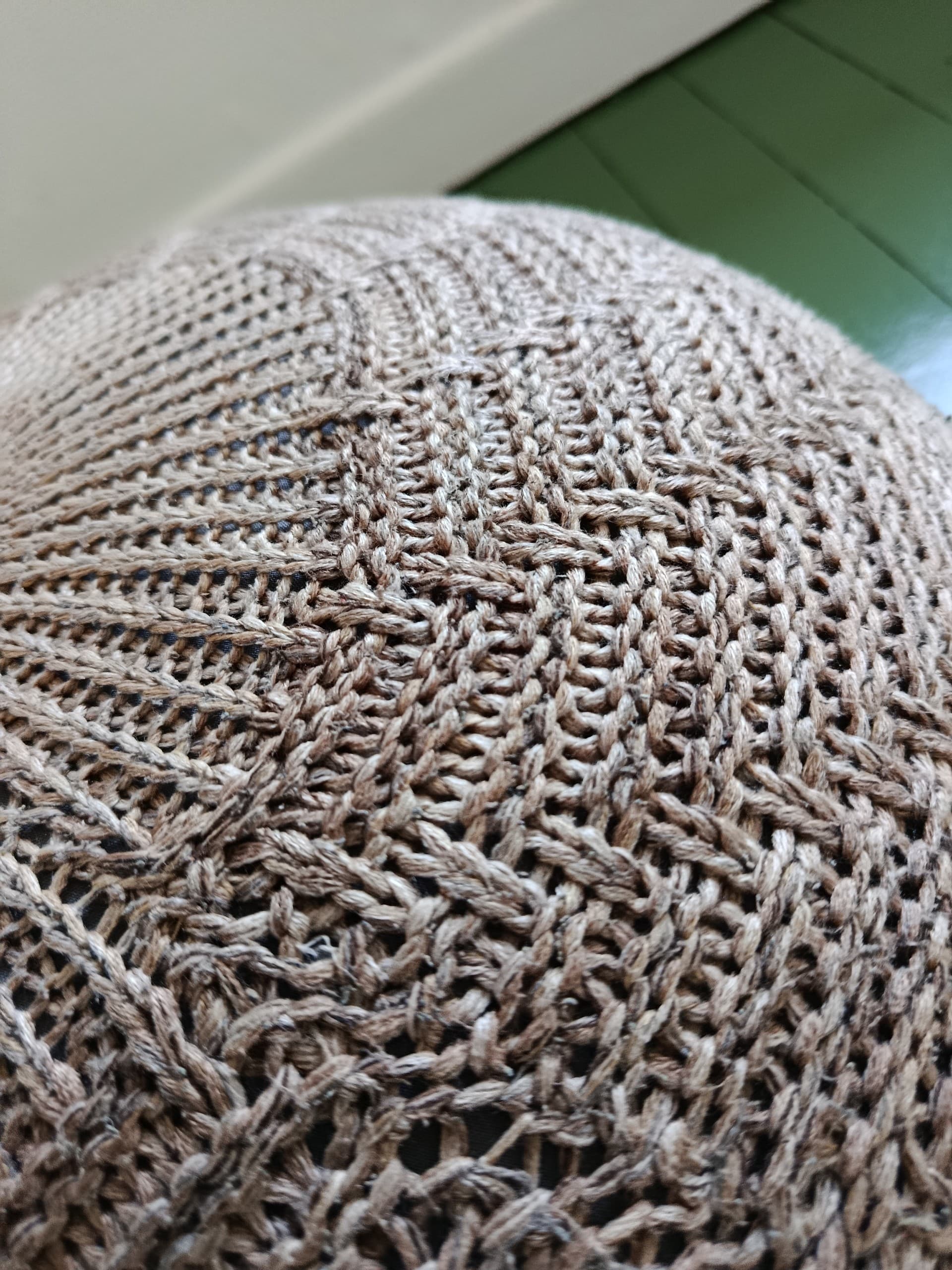 SANDARED Poef, beige