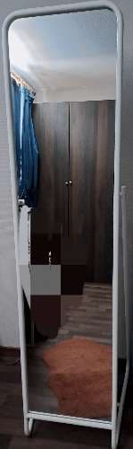 KNAPPER Staande spiegel, wit, 48x160 cm
