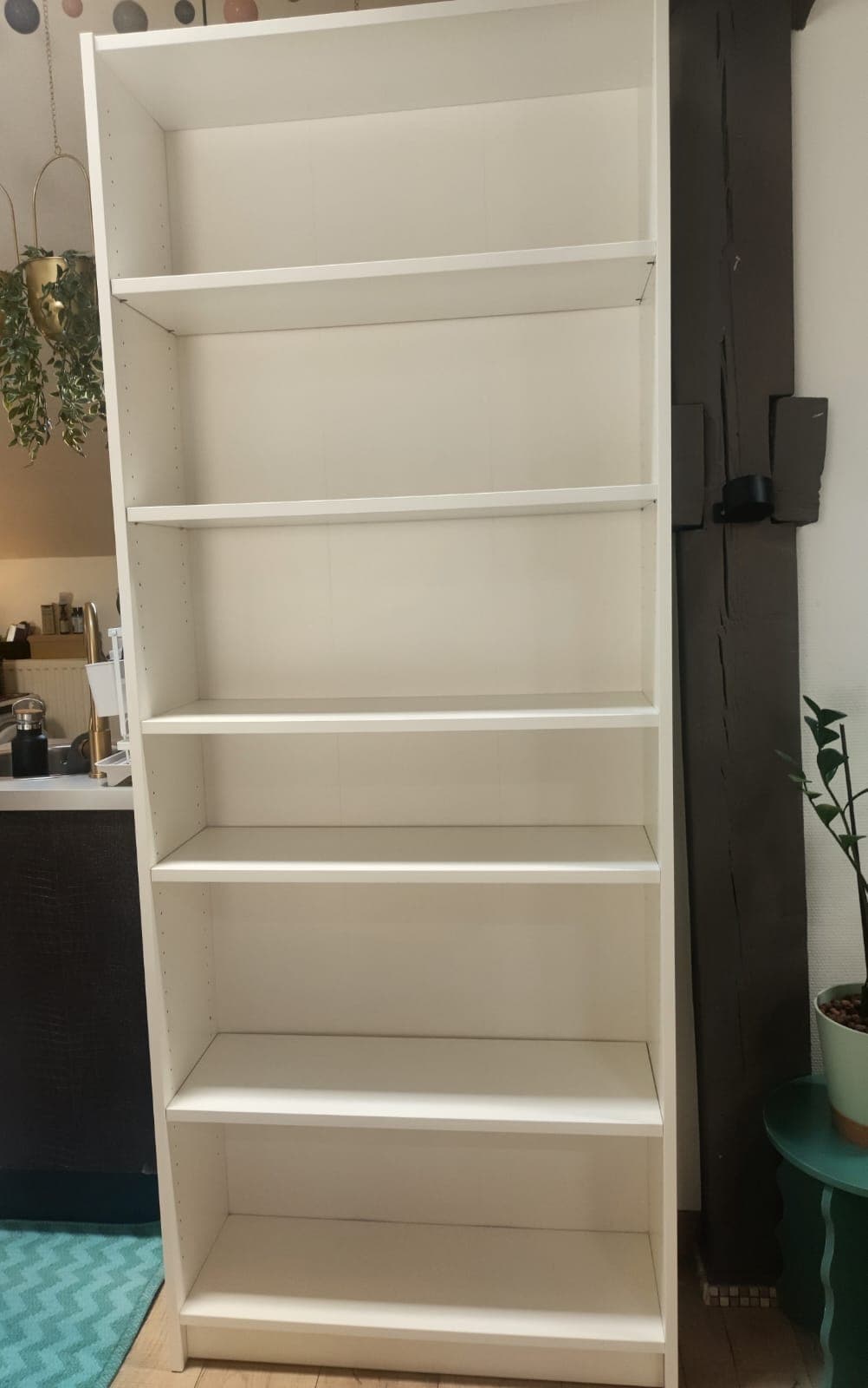 BILLY boekenkast, wit, 80x28x202 cm