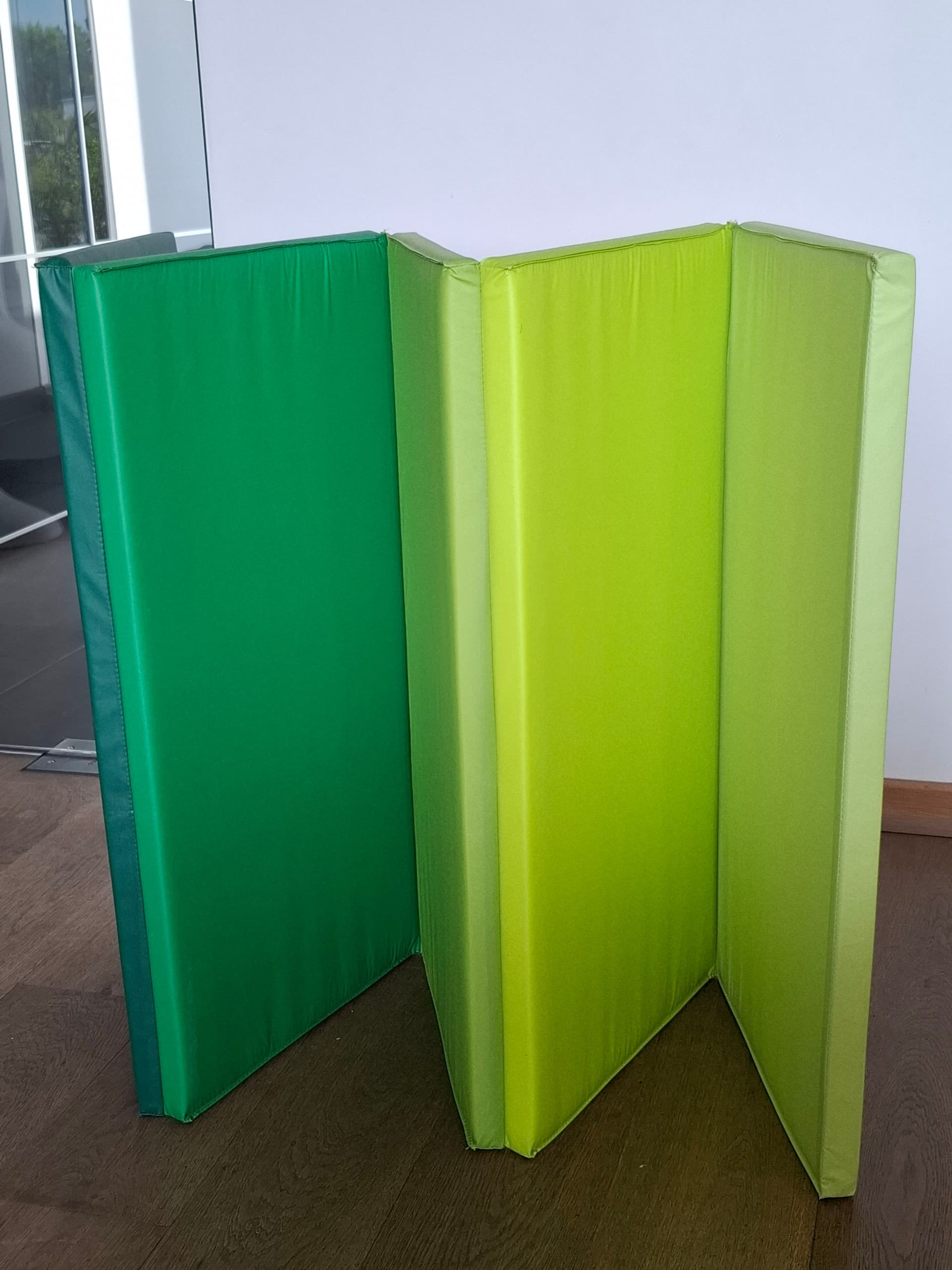 PLUFSIG folding gym mat, green, 78x185 cm