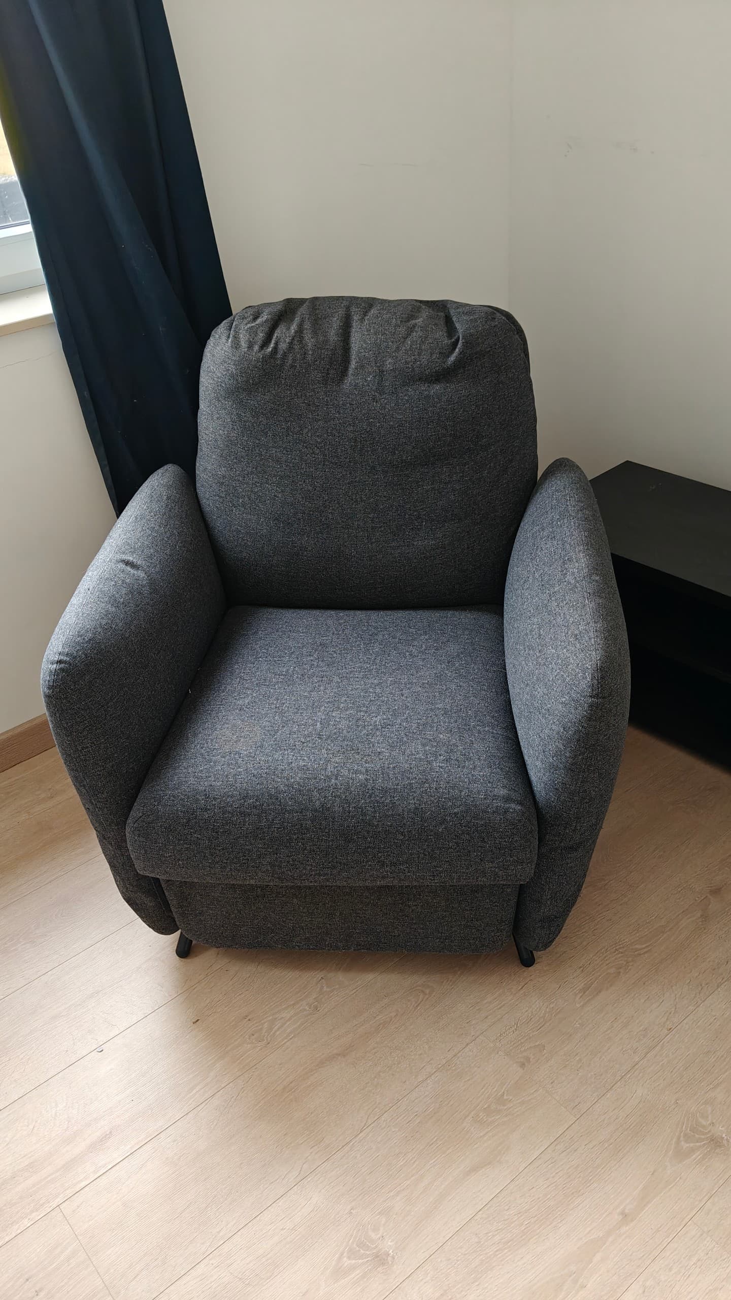 EKOLSUND fauteuil confort, Gunnared gris foncé