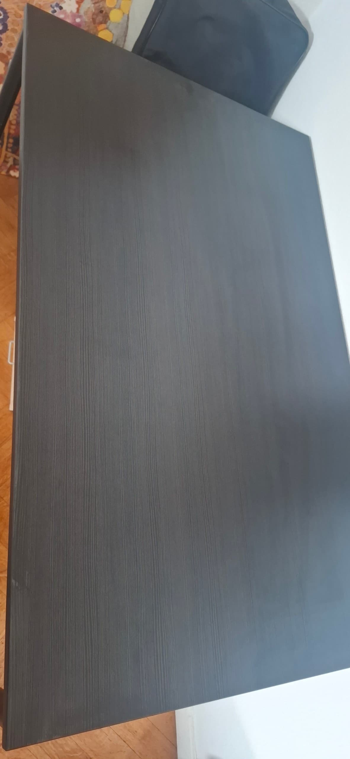 SANDSBERG tafel, zwart, 110x67 cm