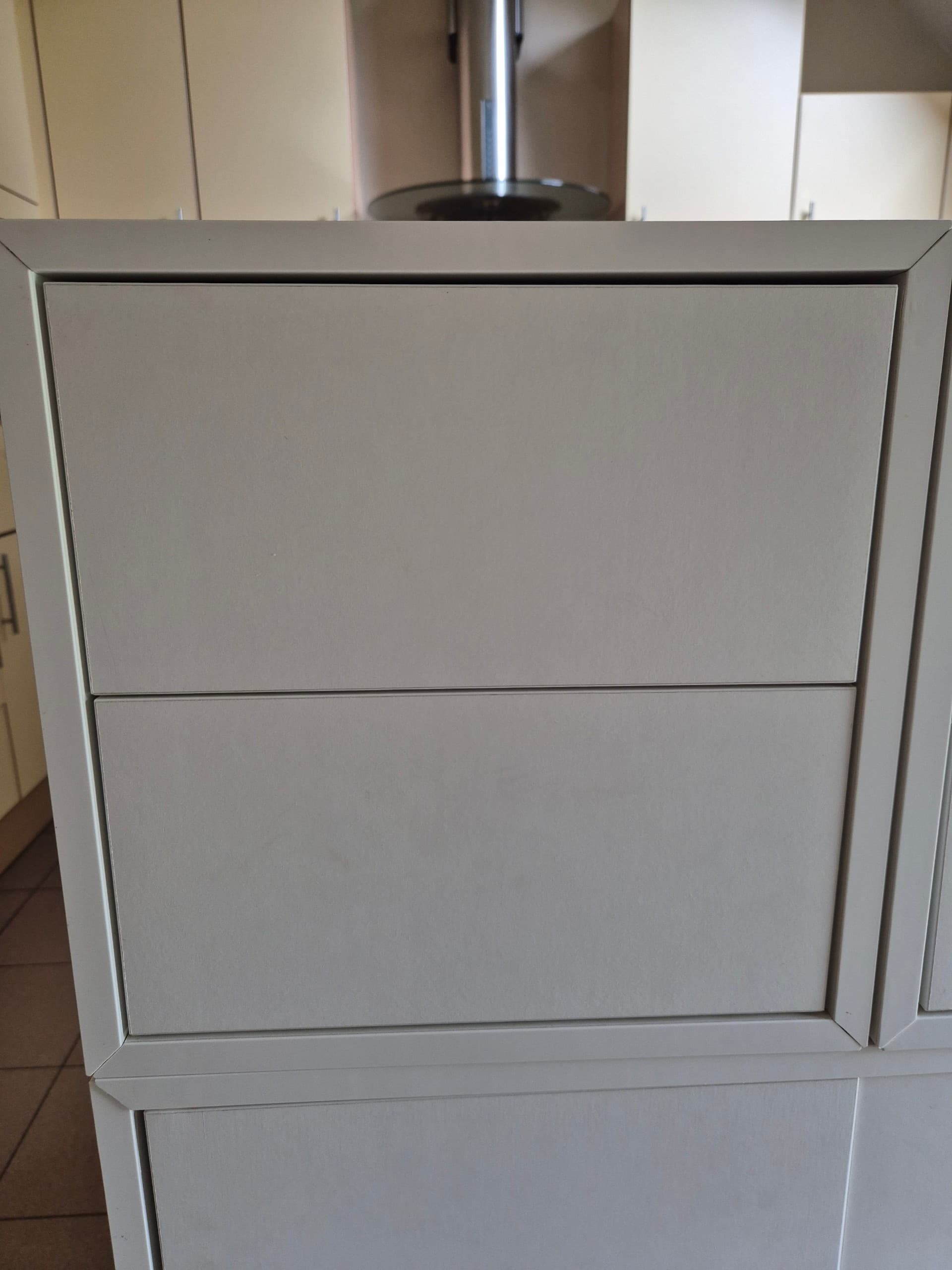 EKET kast met 2 lades, wit, 35x35x35 cm