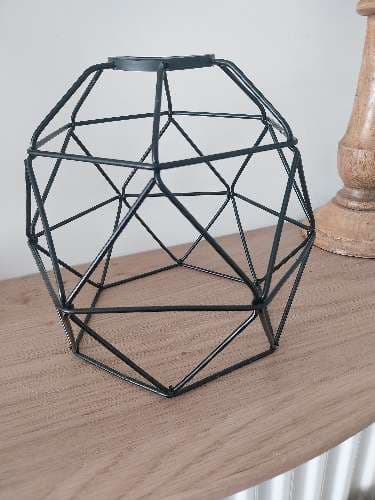BRUNSTA pendant lamp shade, black, 20 cm