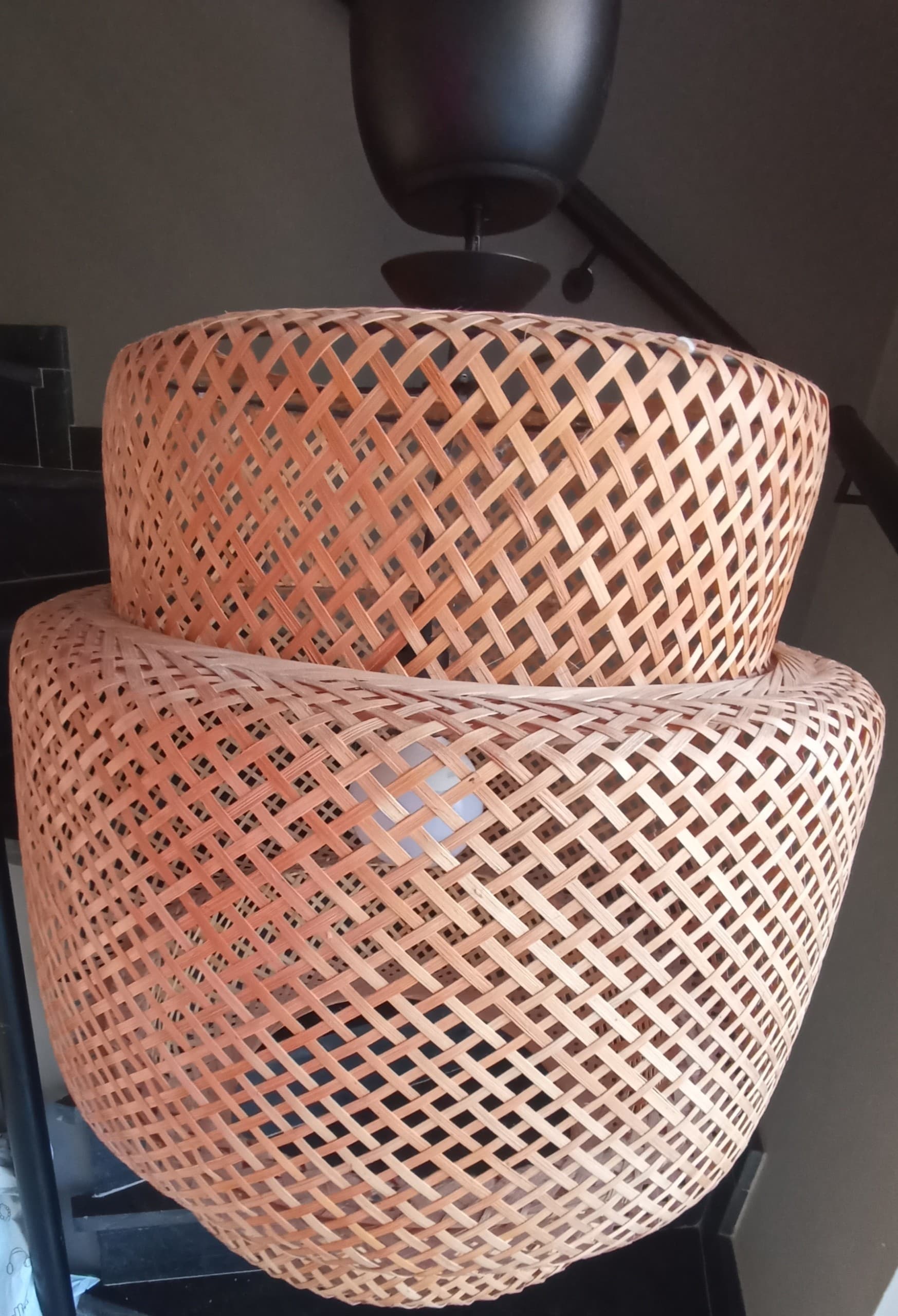 SINNERLIG hanglamp, bamboe/handgemaakt, 50 cm