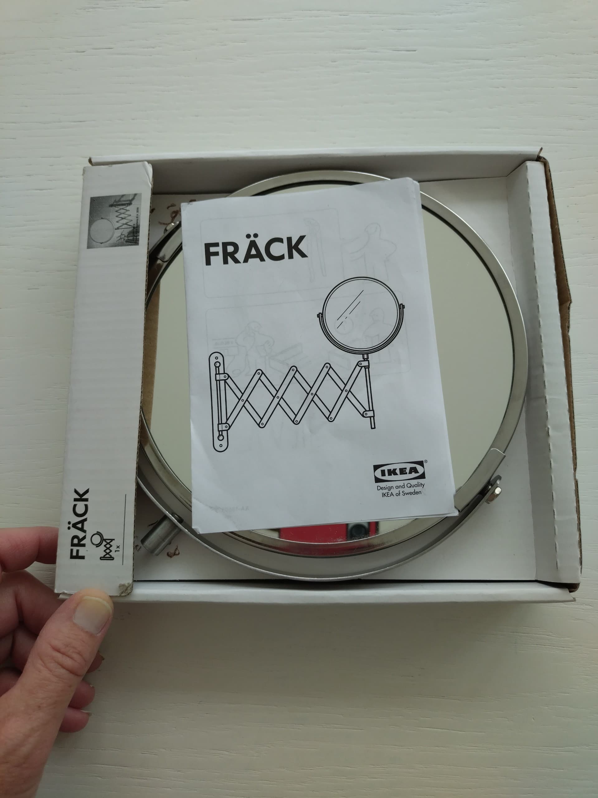 FRÄCK spiegel, roestvrij staal