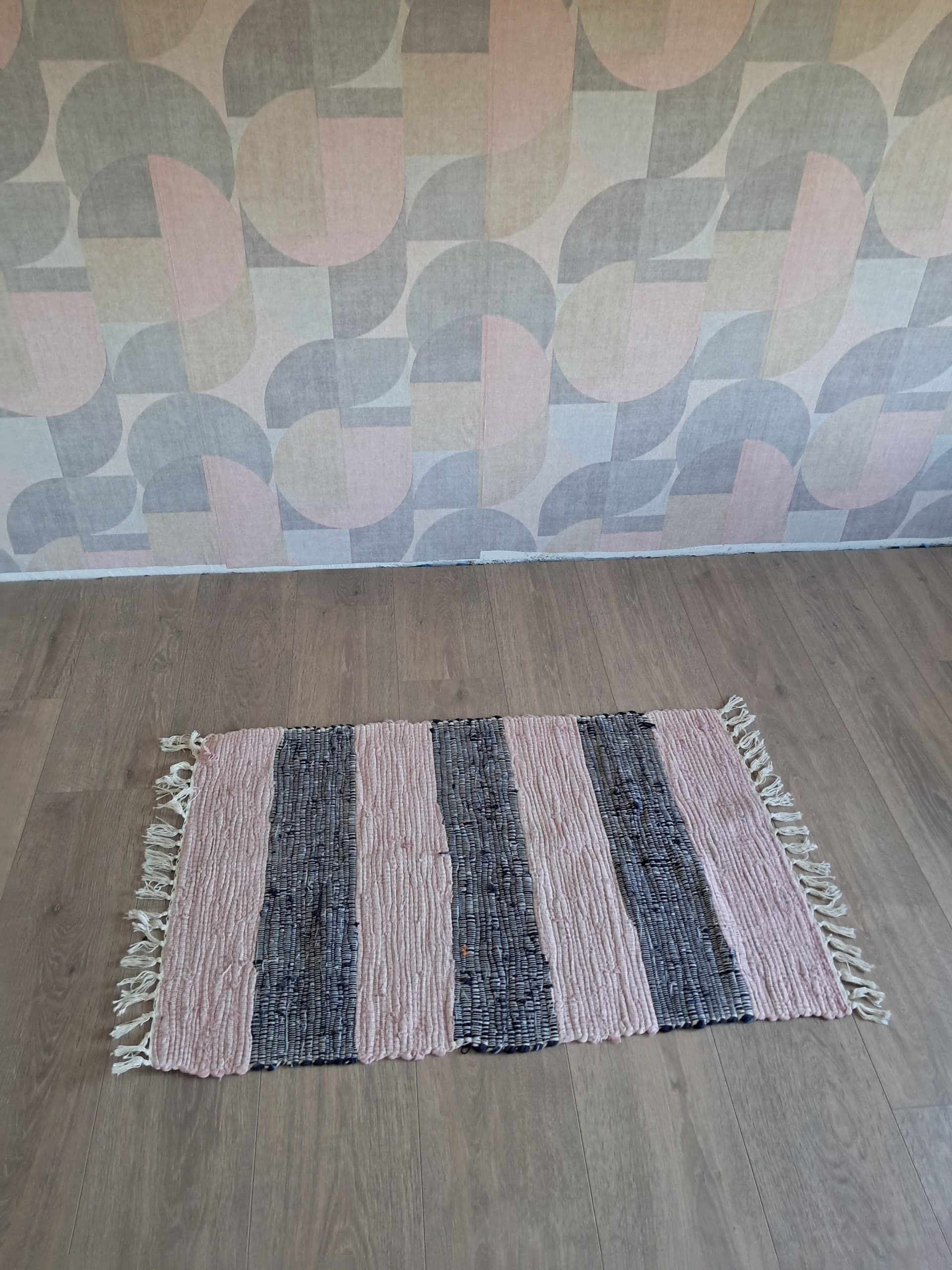 ENERGIKÄLLA tapis tissé à plat, rose clair, 60x90 cm