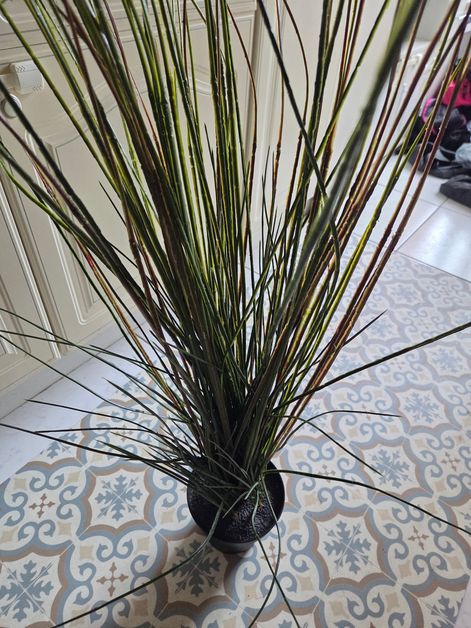 FEJKA kunstplant, gras, 17 cm