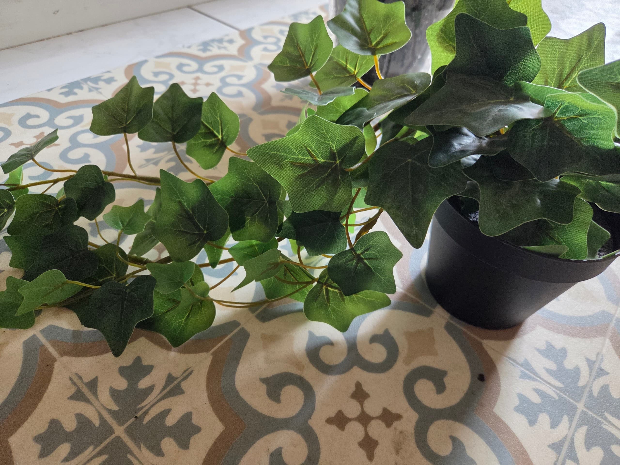 FEJKA kunstplant, binnen/buiten/hangend Klimop, 12 cm