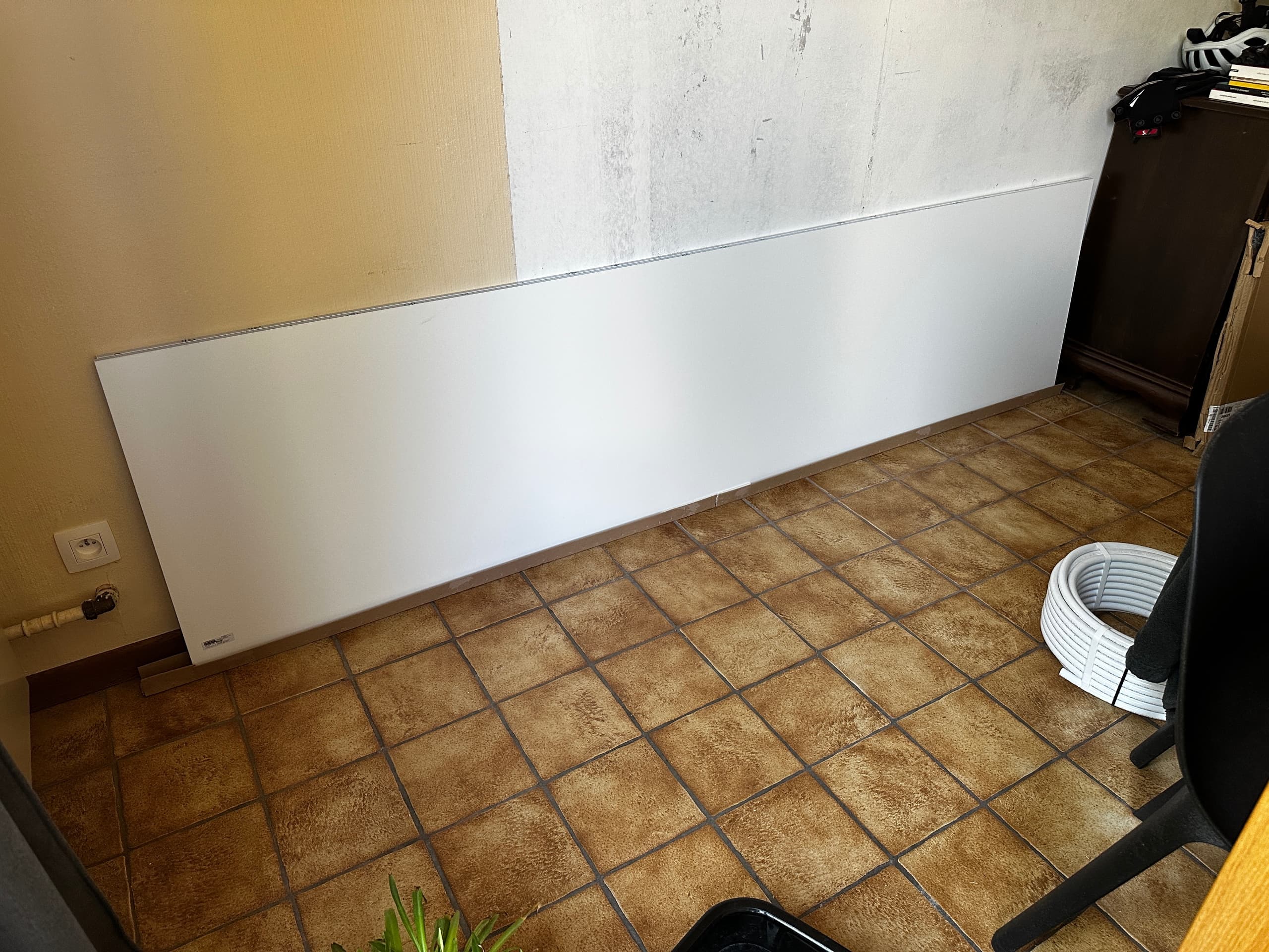 FÖRBÄTTRA panneau latéral de finition, brillant blanc, 62x240 cm
