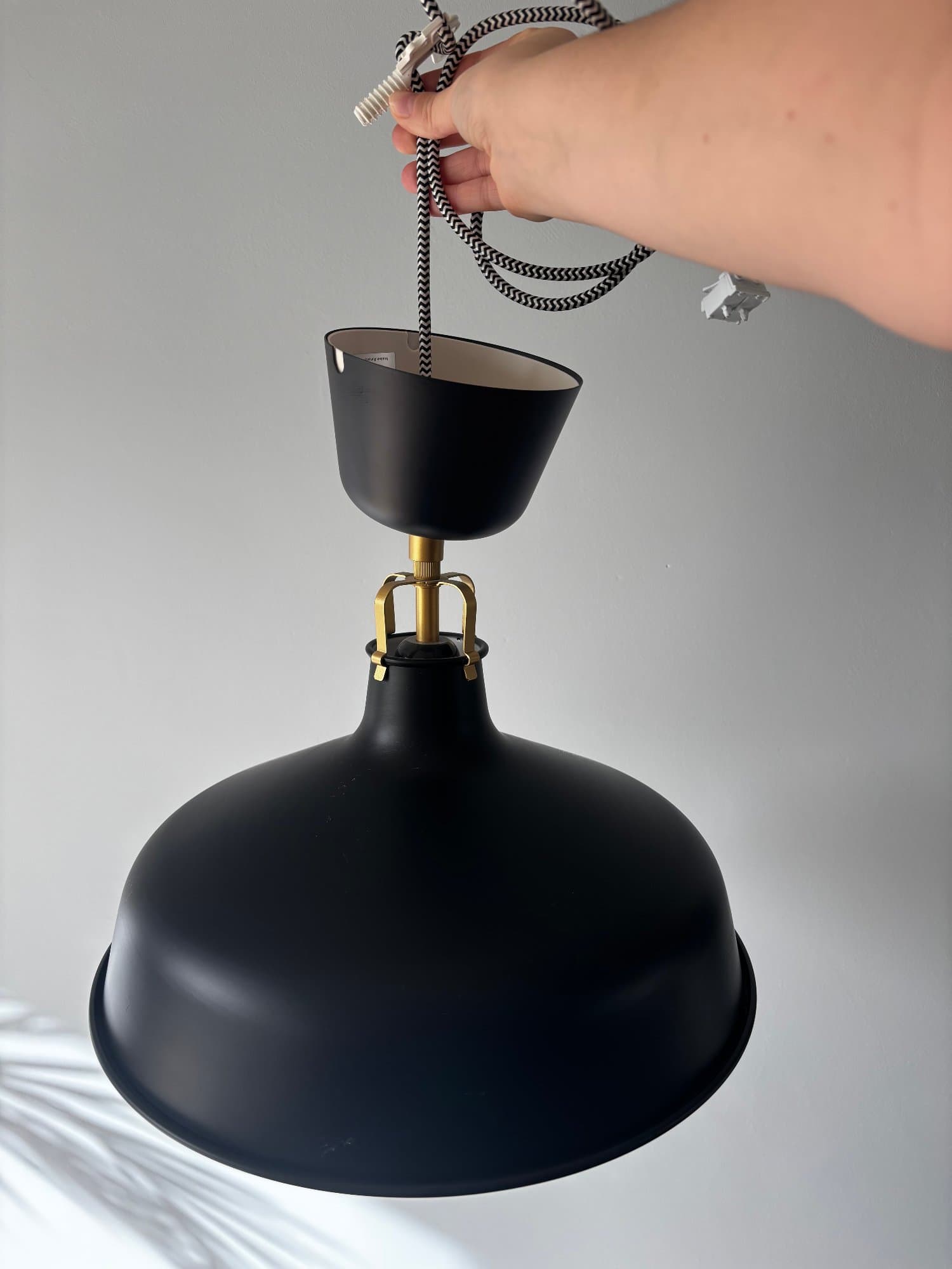 RANARP pendant lamp, black