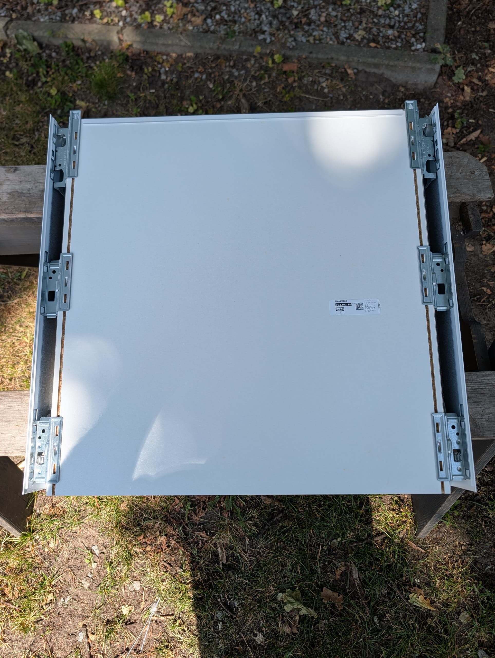 MAXIMERA 703.193.54 Lade, middel, wit, 60x60 cm