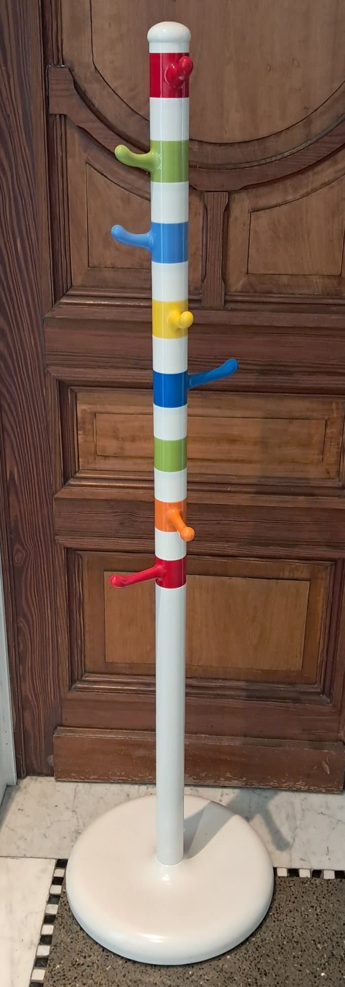 KROKIG clothes stand, white/multicolour