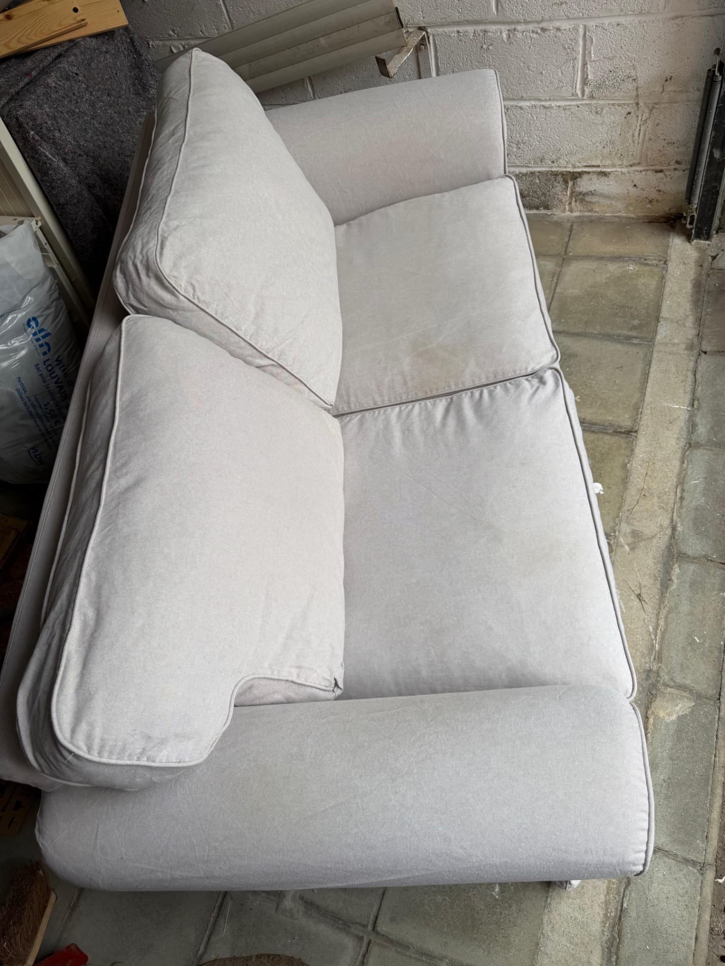 EKTORP canapé 2 places, Kilanda beige clair