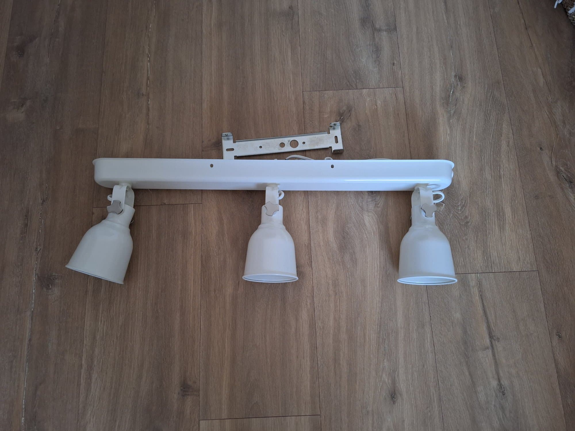 HEKTAR rail plafond, 3 spots, blanc