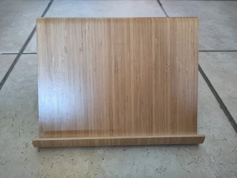 VIVALLA tablet stand, bamboo veneer, 26x17 cm