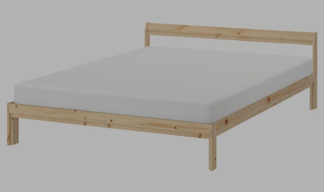 NEIDEN Bedframe, grenen, 140x200 cm