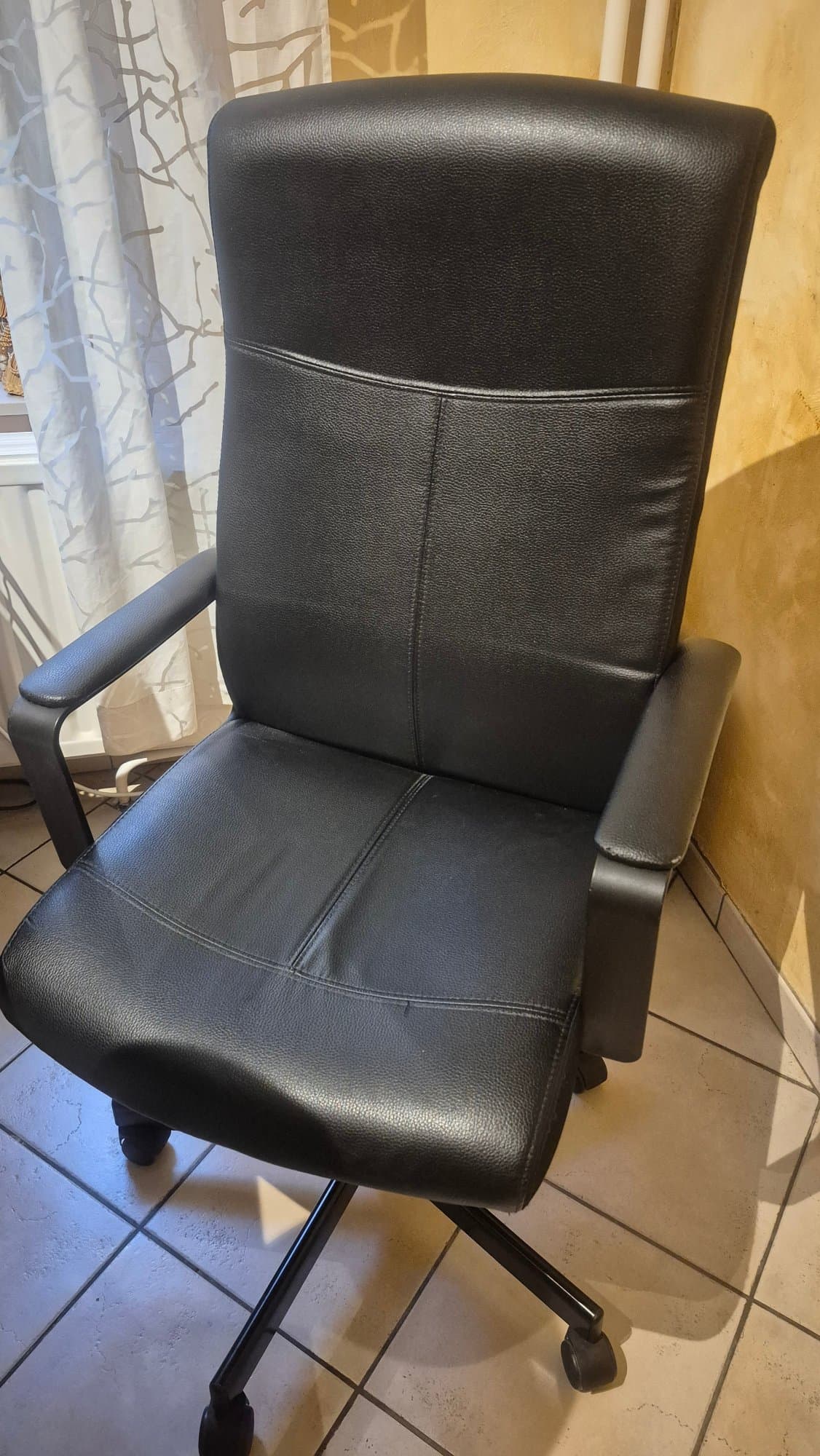 MALKOLM chaise pivotante, Bomstad noir