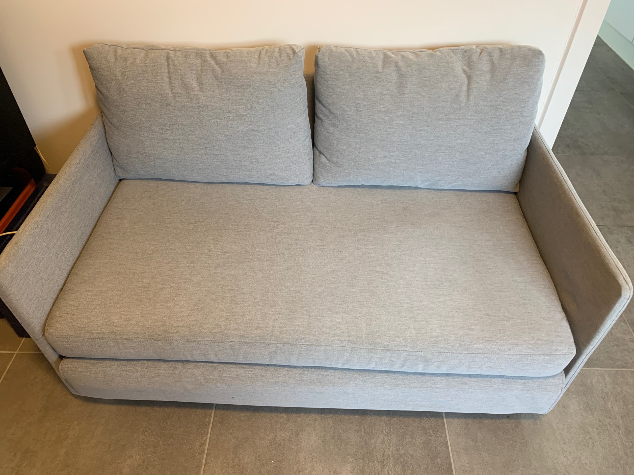 FRIDHULT convertible, Knisa gris clair