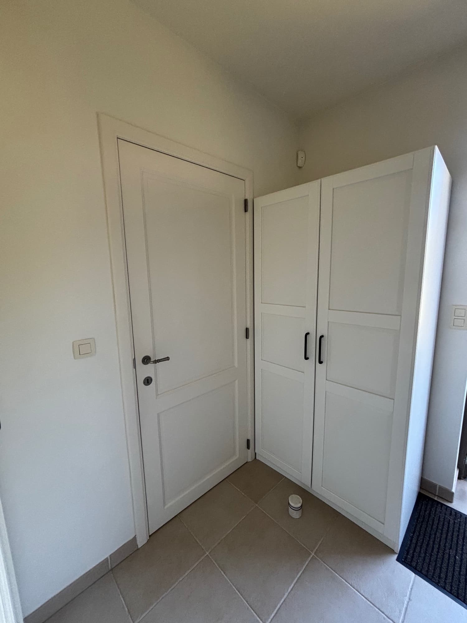 PAX wardrobe with 2 doors, white/Bergsbo white
