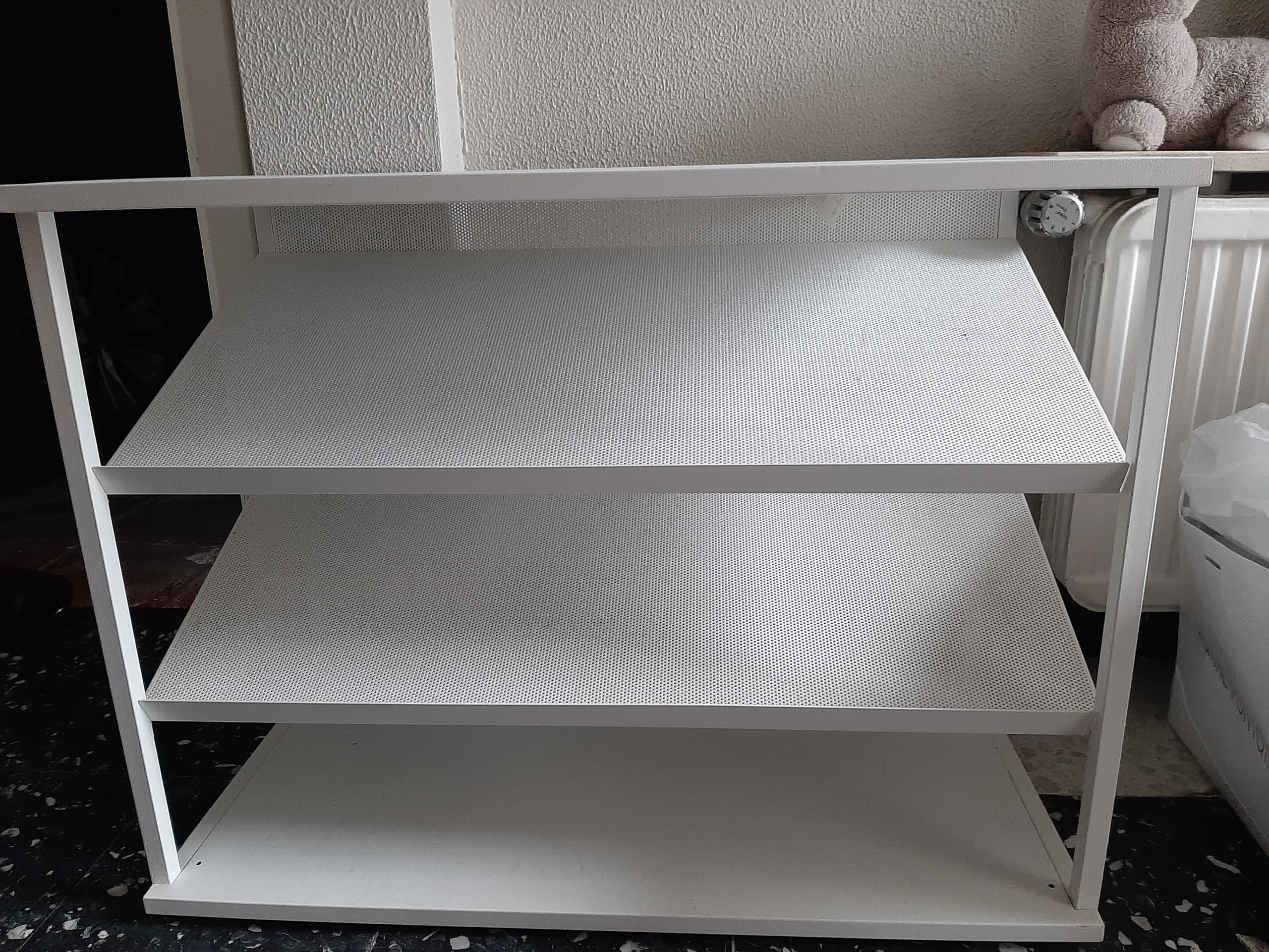 PLATSA open element met planken, wit, 60x40x60 cm