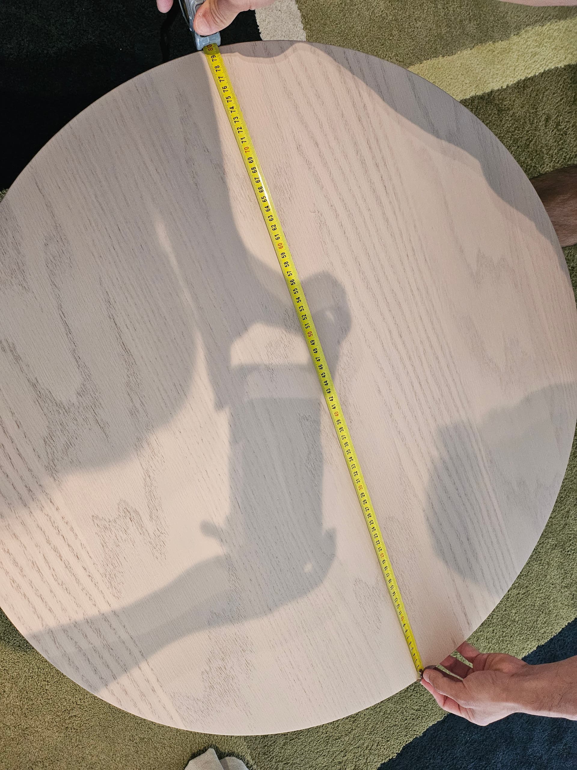 JAKOBSFORS salontafel, eikenfineer, 80 cm
