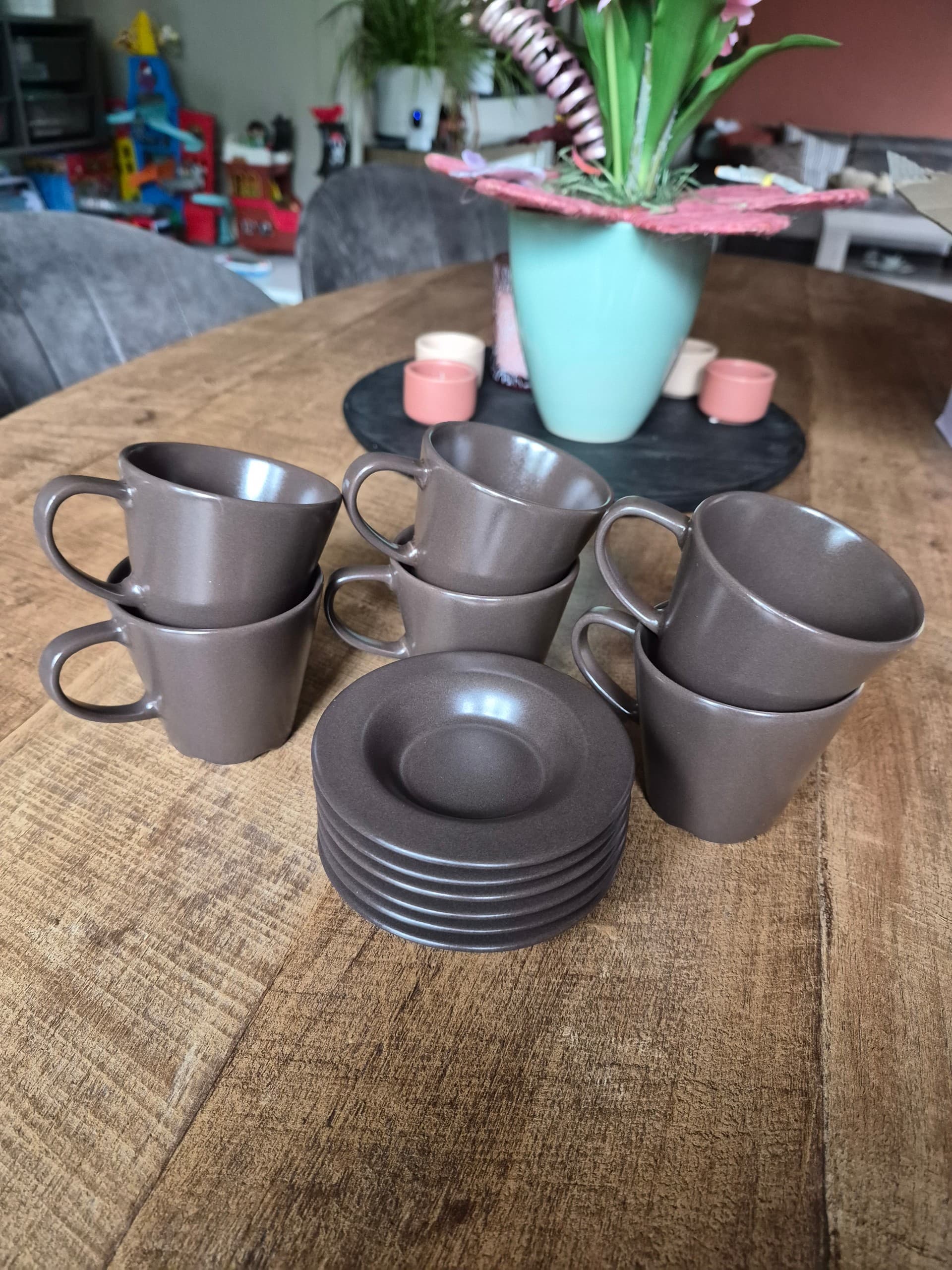 Bekers en koffietassen