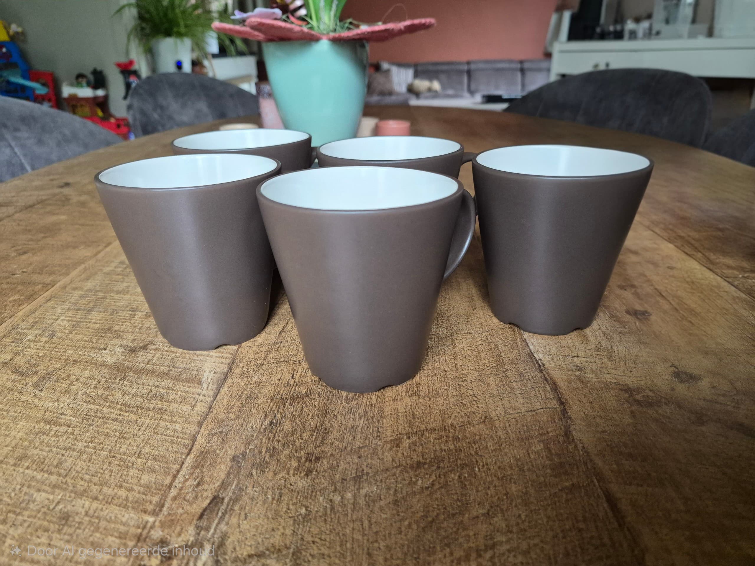 Bekers en koffietassen