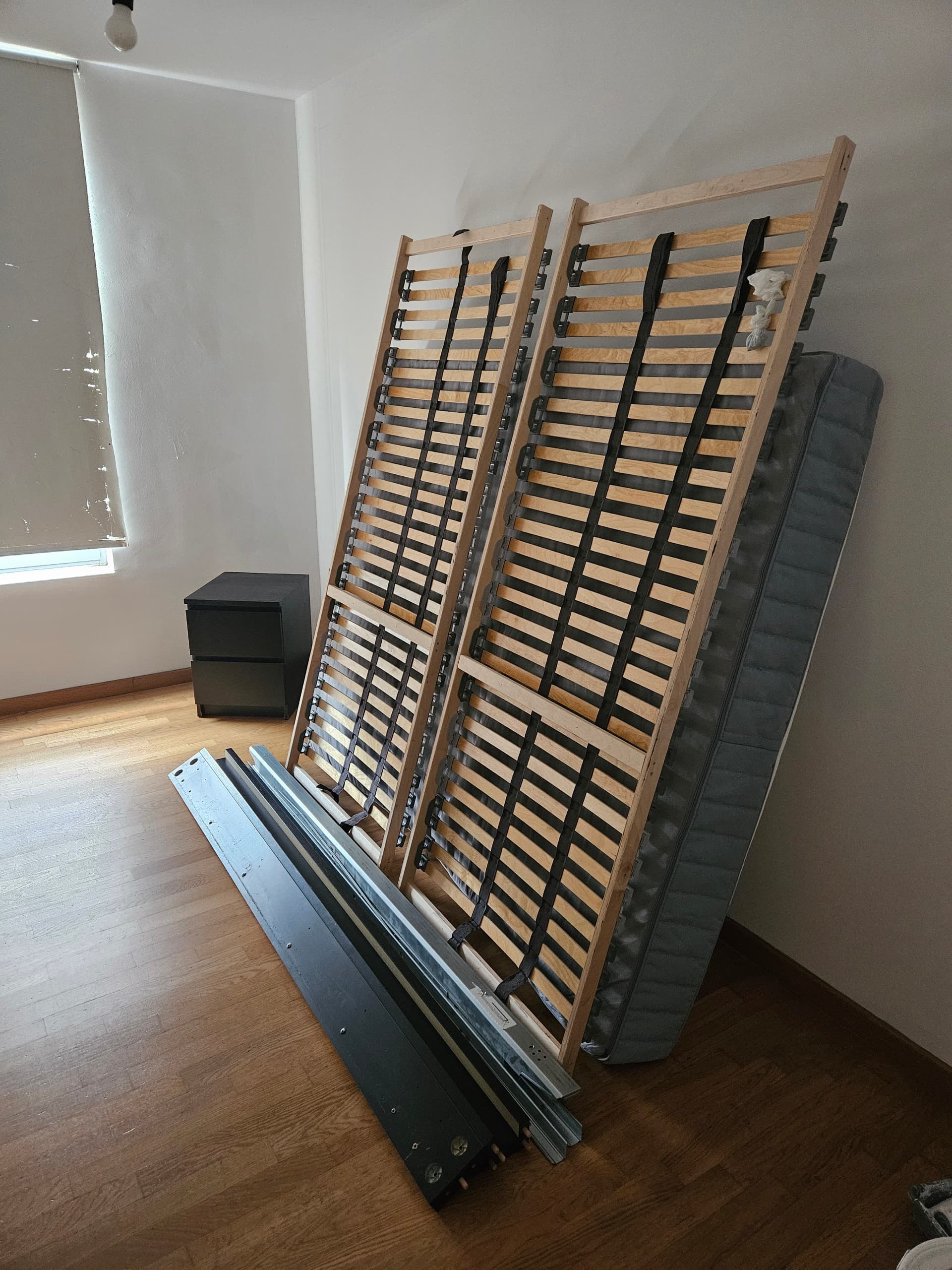 LÖNSET slatted bed base, 140x200 cm