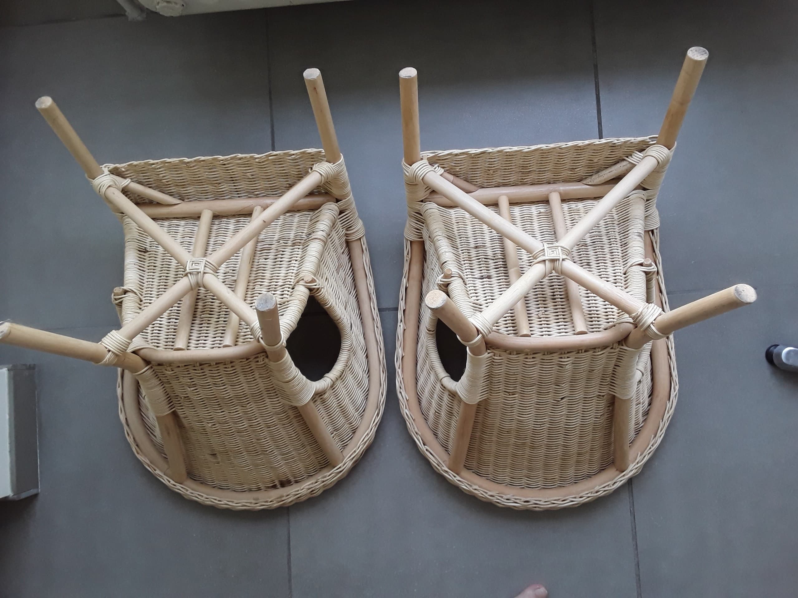AGEN chair, rattan/bamboo