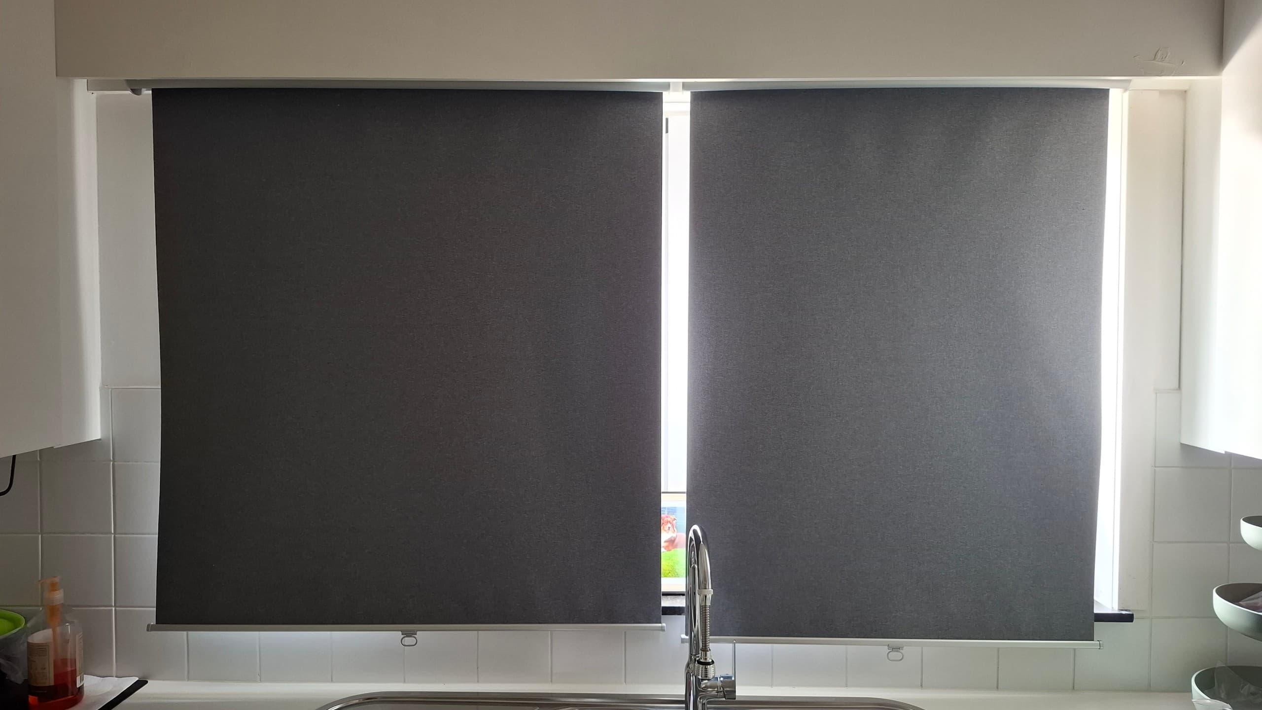TRETUR verduisterend rolgordijn, lichtgrijs, 100x195 cm