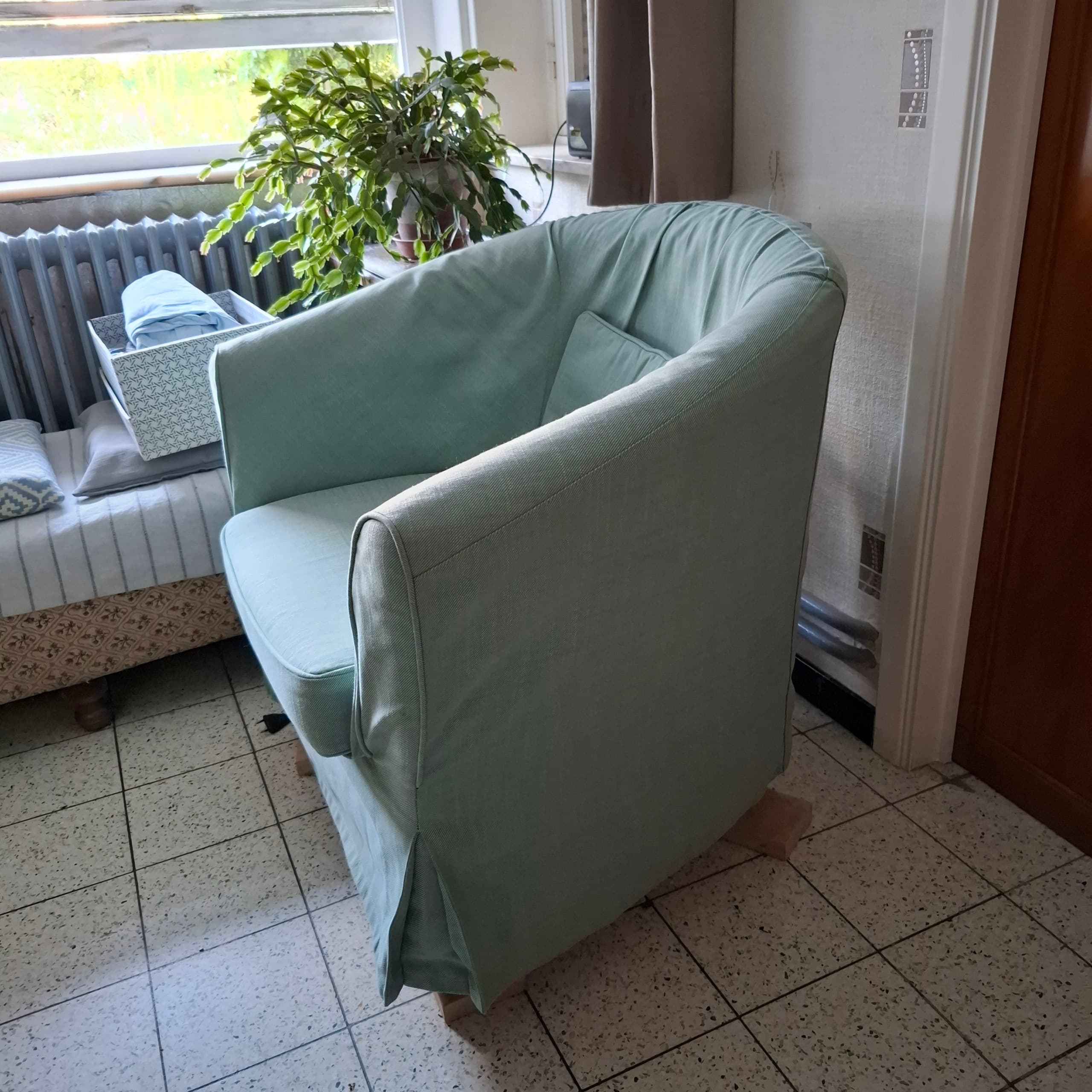 TULLSTA fauteuil, Nordvalla gris moyen