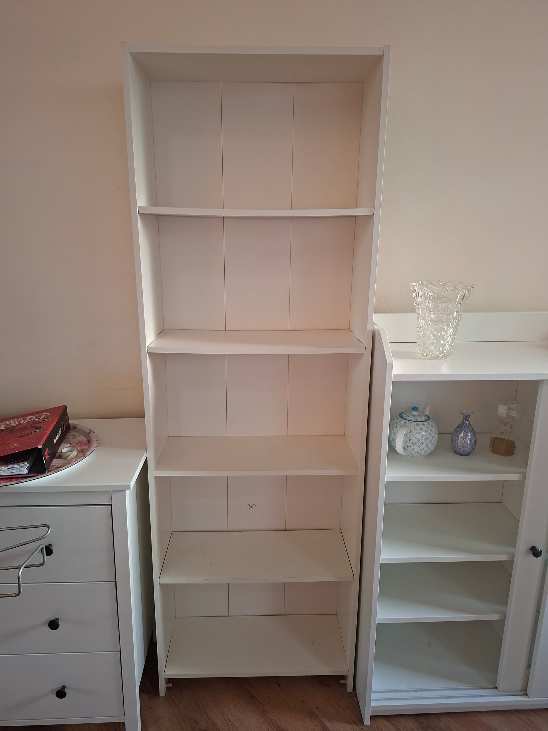 GERSBY Bibliothèque, blanc, 60x180 cm