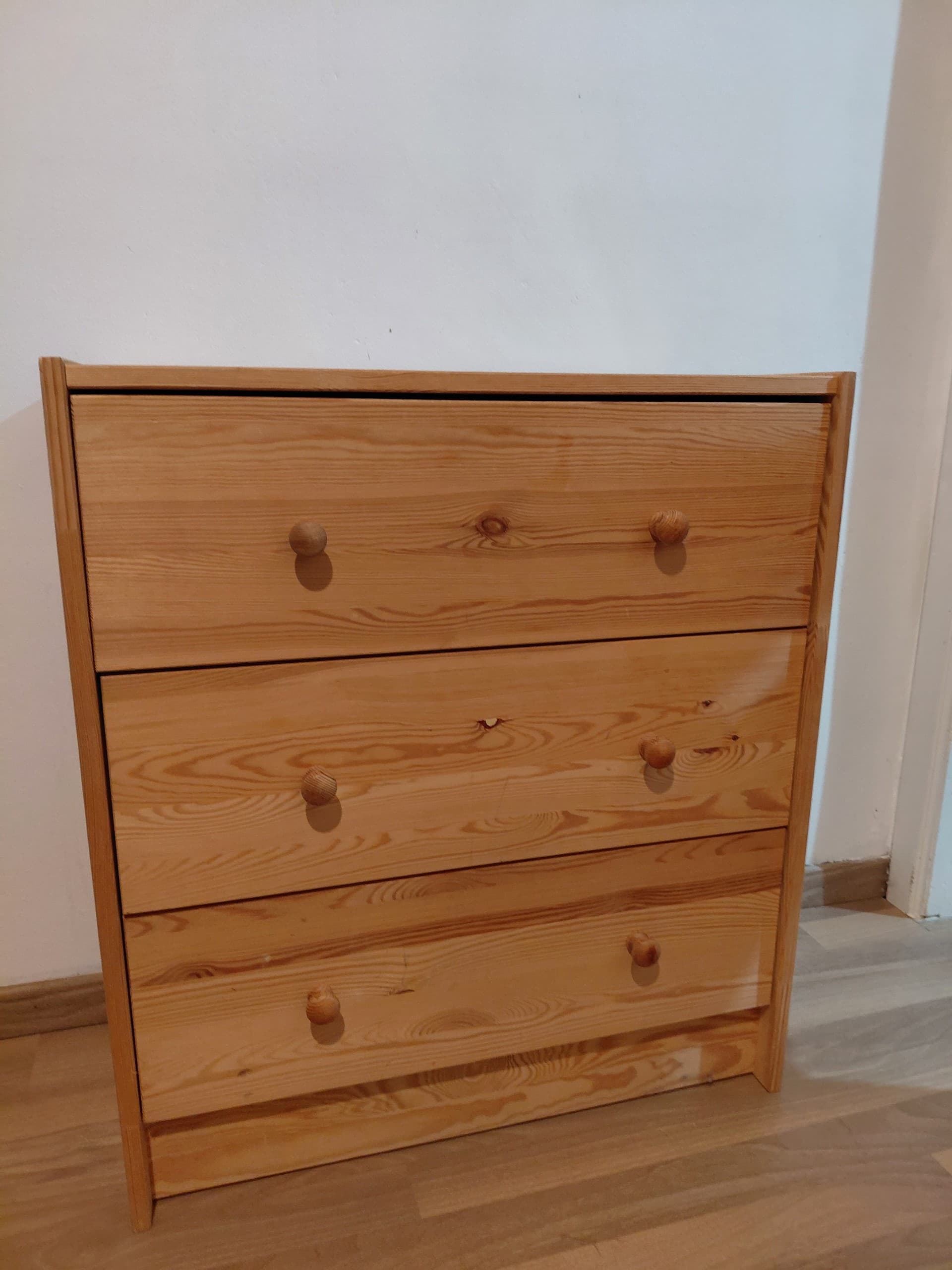 RAST ladekast 3 lades, grenen, 60x35x59 cm