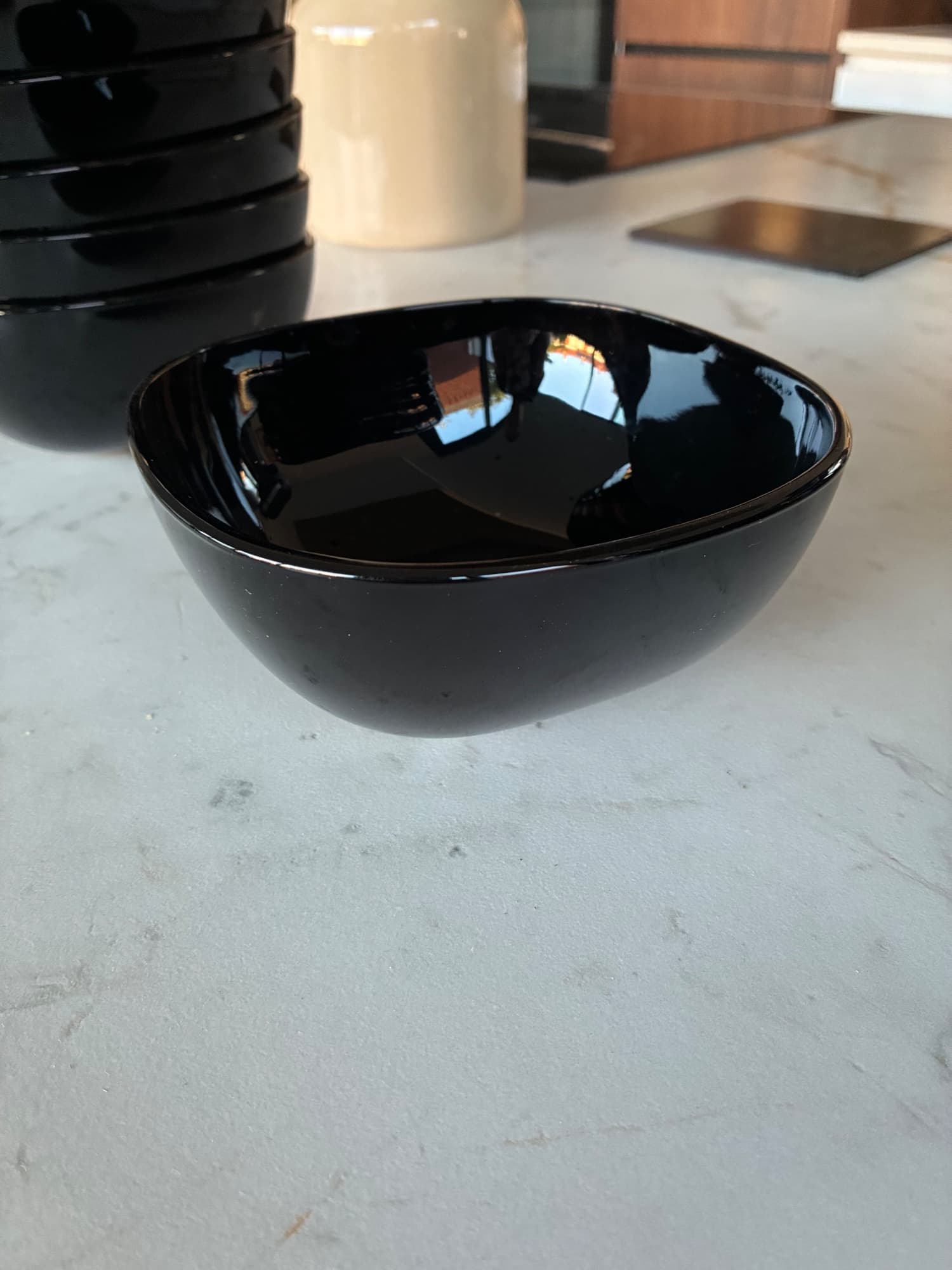 BACKIG bowl, black