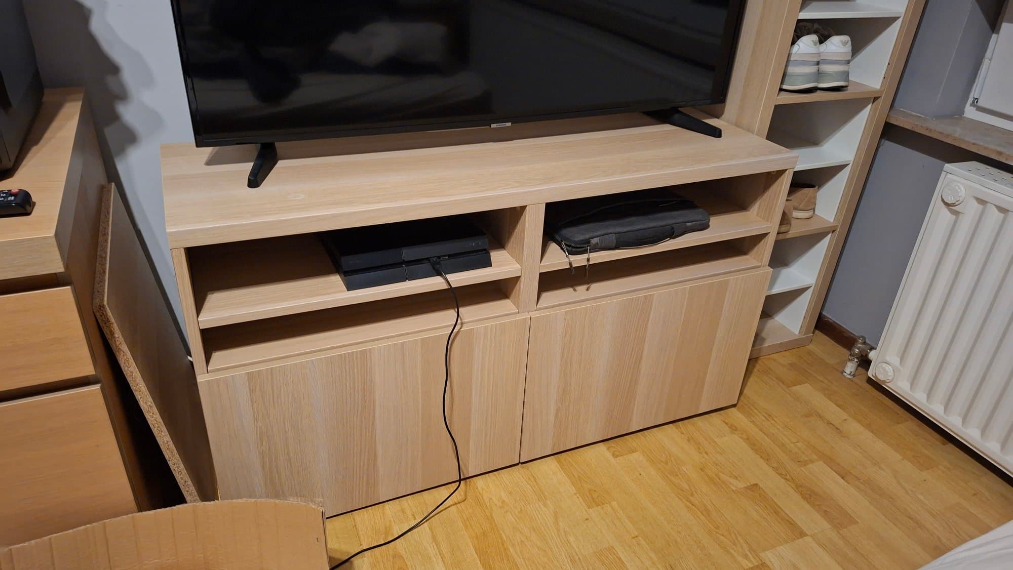 BESTÅ TV bench with drawers