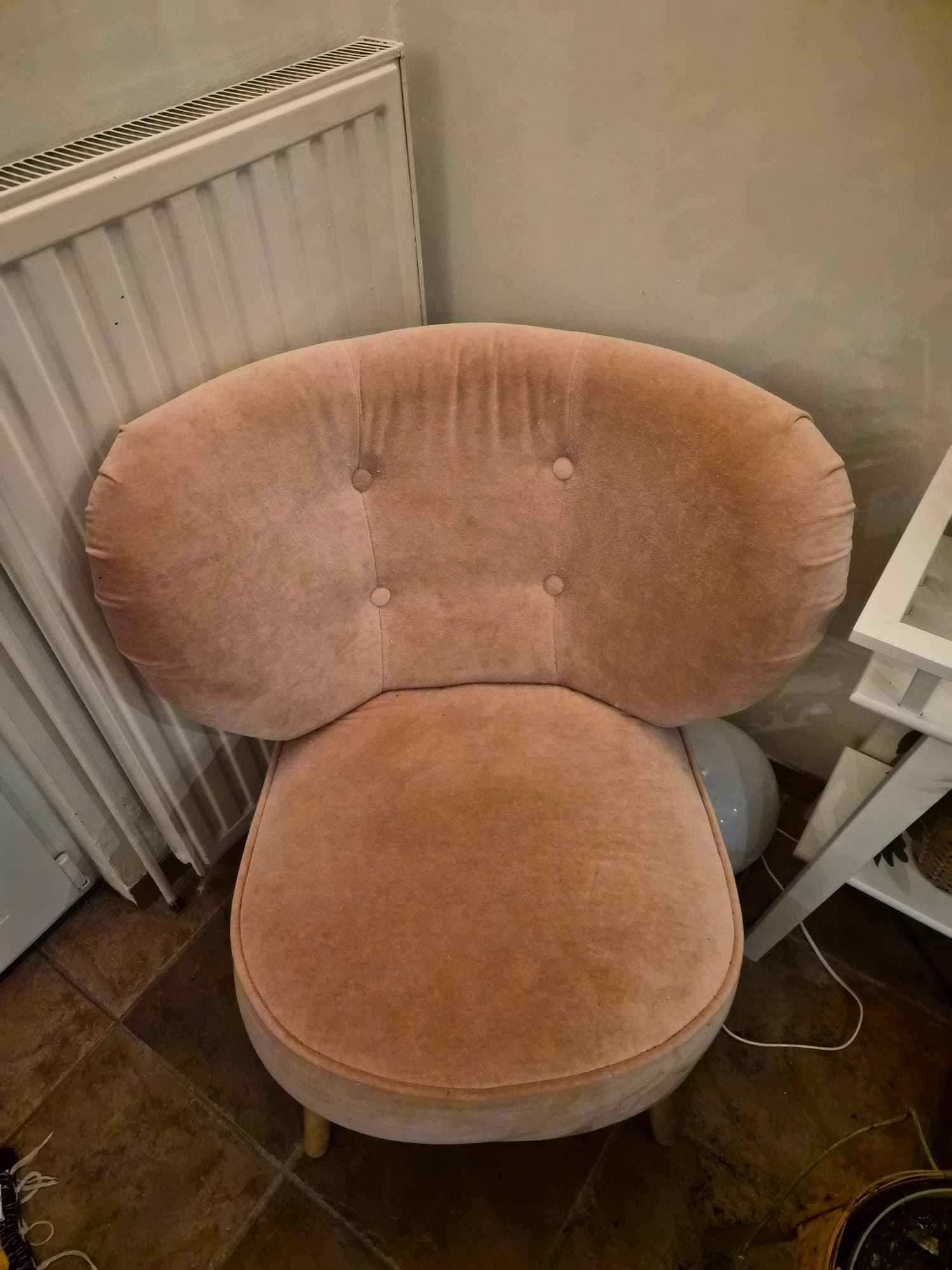GUBBO FAUTEUIL IKEA fauteuil, fluweel roze