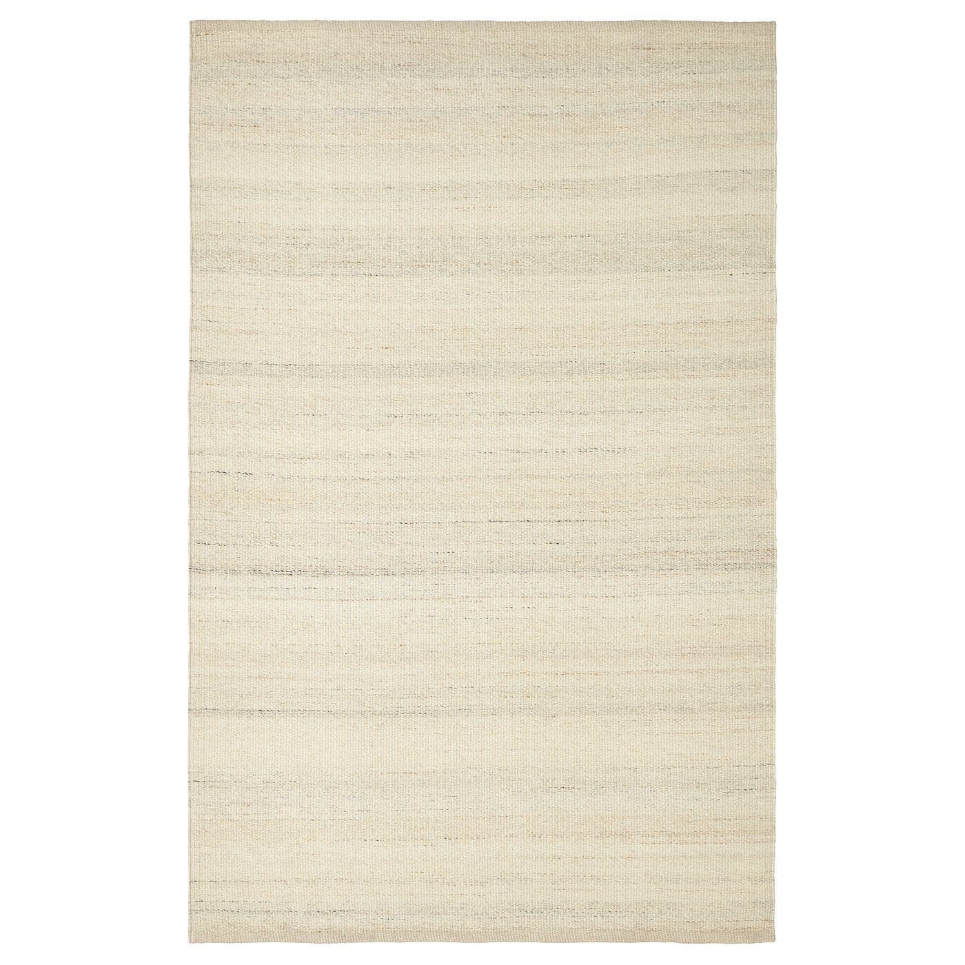 TIDTABELL vloerkleed, glad geweven, beige, 170x240 cm