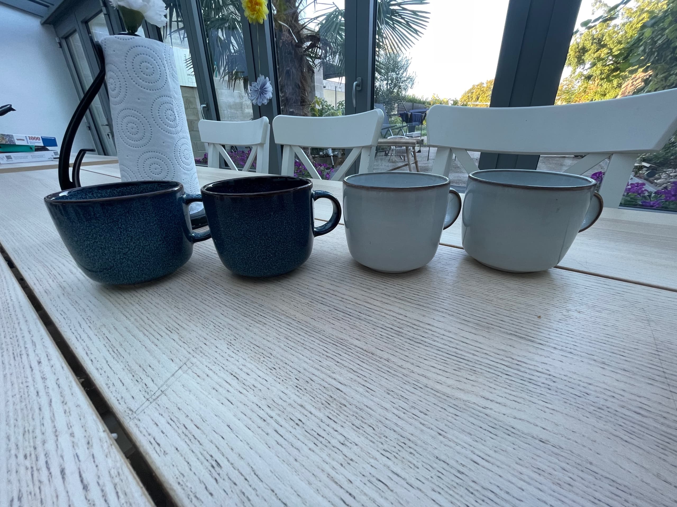 GLADELIG tasse, bleu, 37 cl