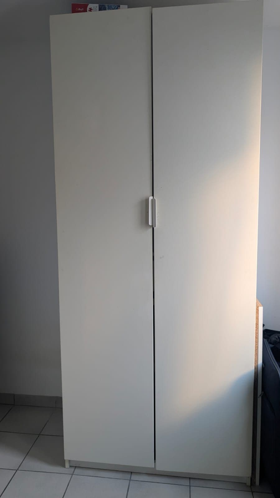 PAX / FORSAND kledingkast, wit/wit, 100x60x201 cm