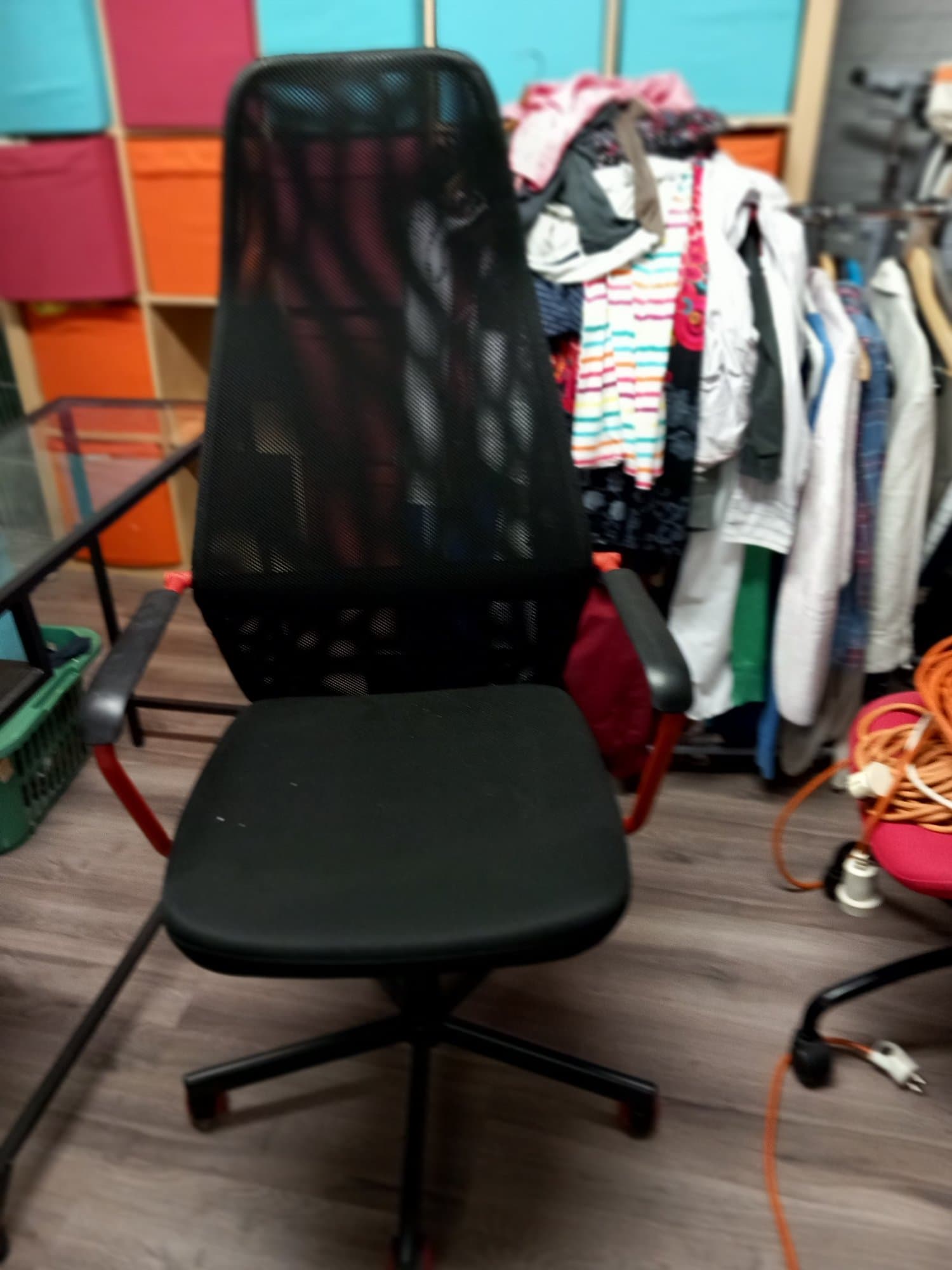 HUVUDSPELARE chaise gaming, noir