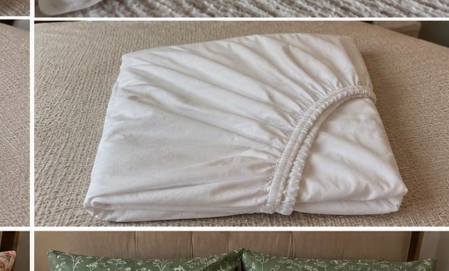 ULLVIDE fitted sheet for mattress pad, white, 160x200 cm