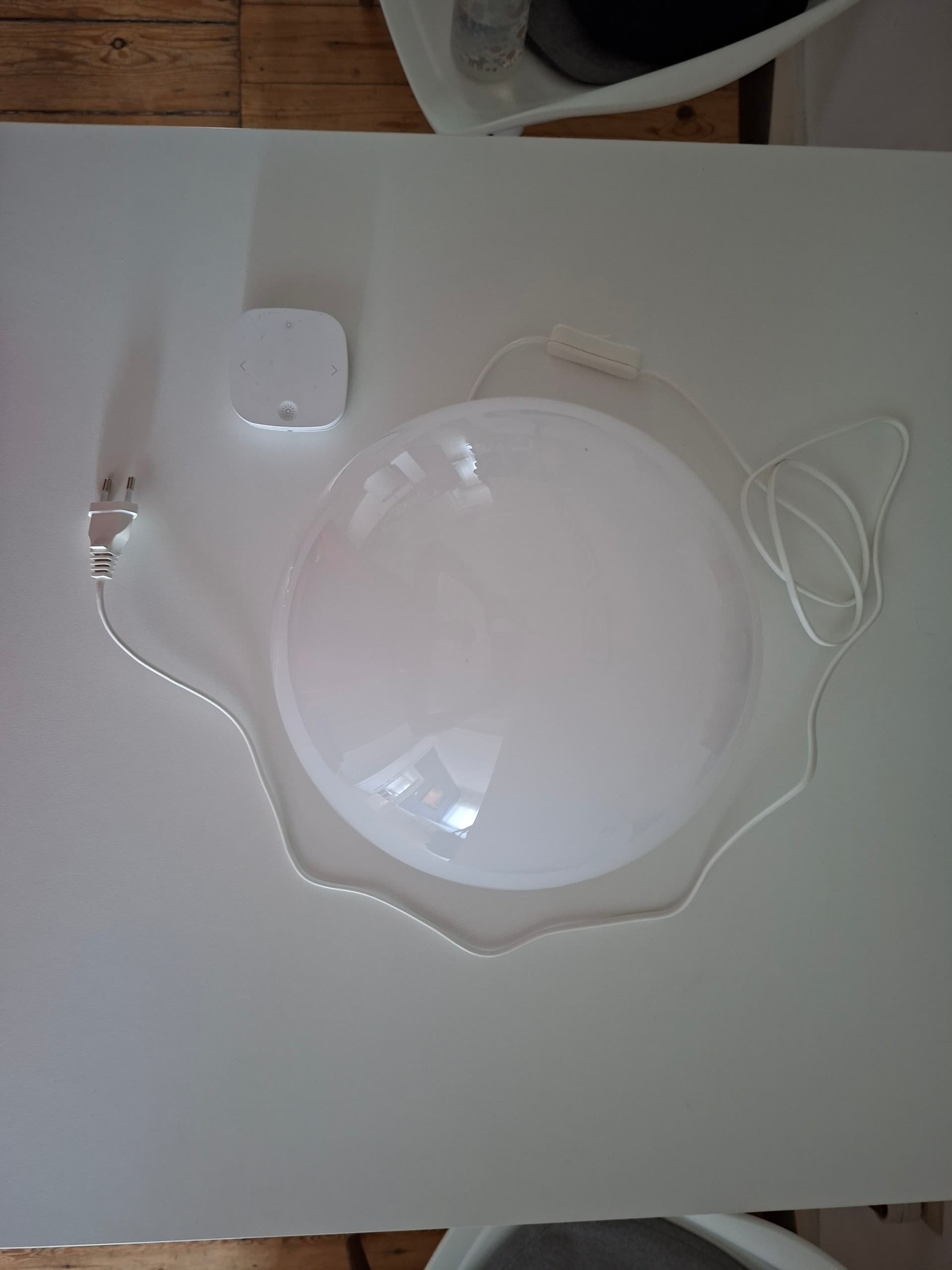 FADO Lampe de table, blanc, 25 cm